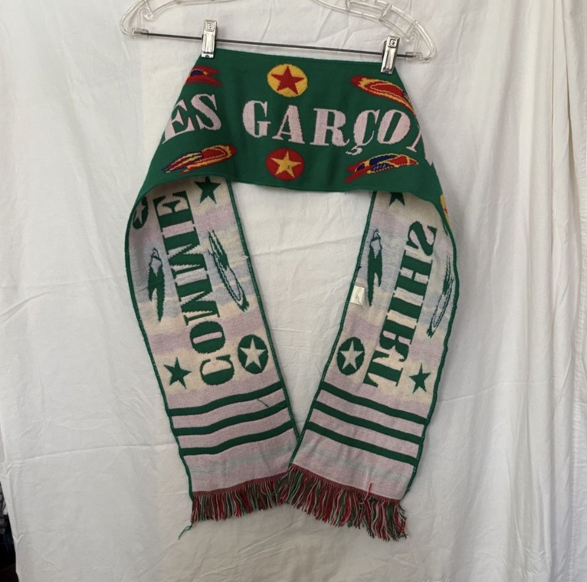 Comme des Garcons Comme Des Garçon Fighter Scarf Football Hype Streetwear Size ONE SIZE - 2 Thumbnail