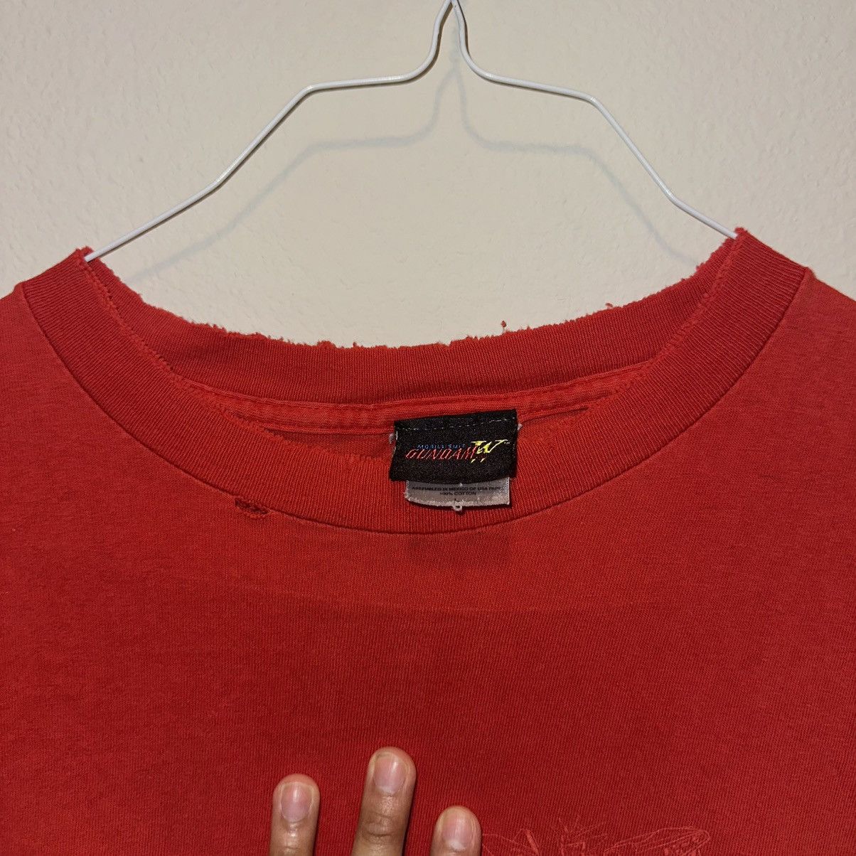 Anime × Other Gundam Wing Mobile Suit Red T Shirt Vintage Size US L / EU 52-54 / 3 - 3 Thumbnail