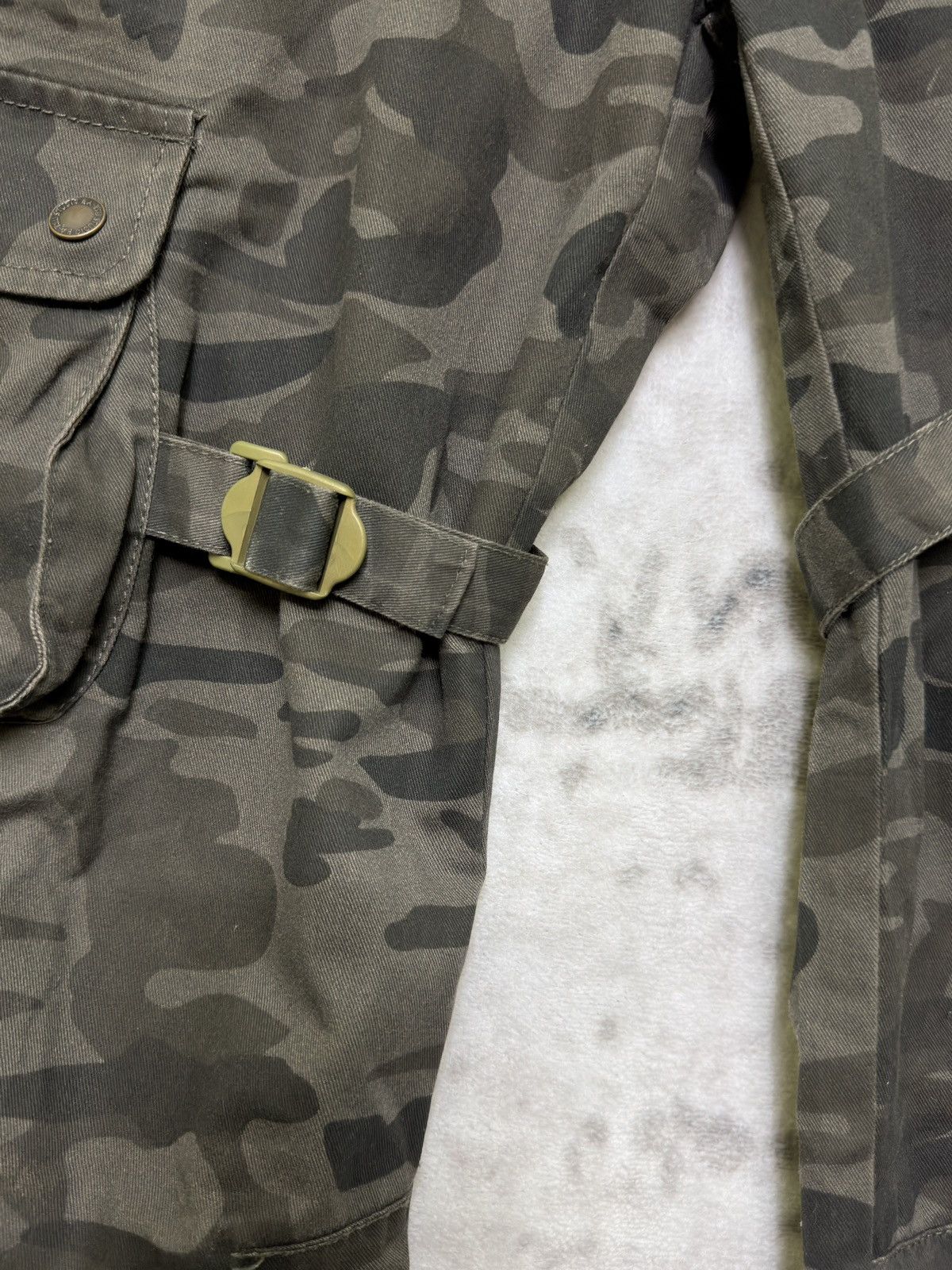 GOA BA-TSU STUDIO Camo Multi Pocket Punk Cargo Pants Size US 29 - 8 Thumbnail