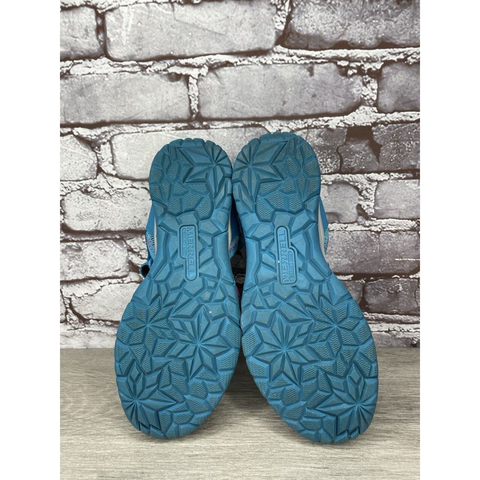 Merrell Merrell 61594 Blue Textile Synthetic Mesh Maryjane Strap Sho Size US 5 / IT 35 - 10 Thumbnail