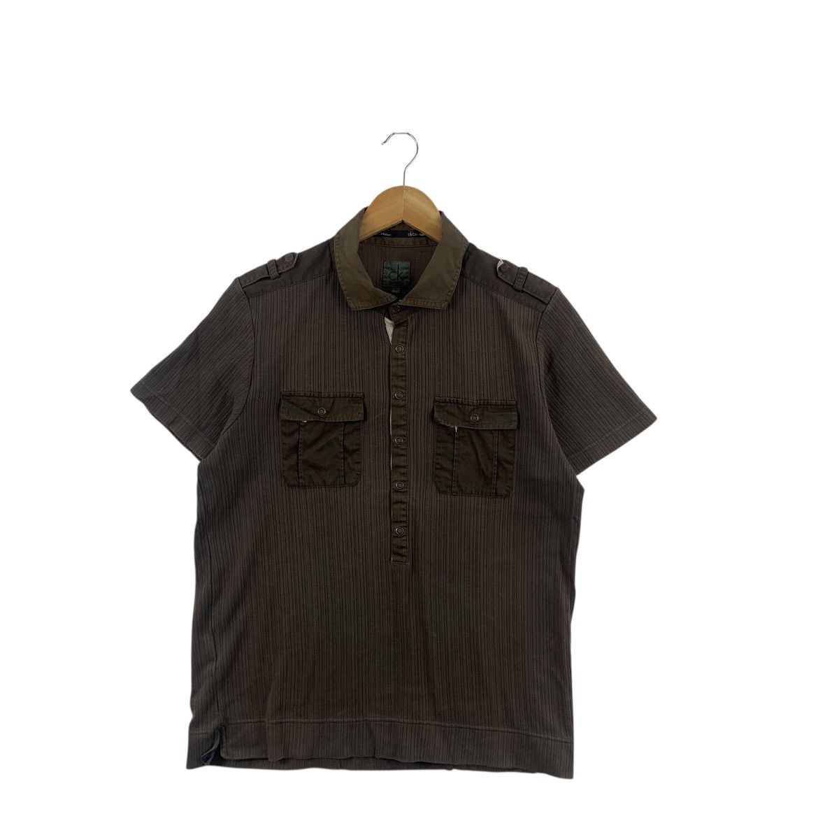 Calvin Klein Vintage CALVIN KLEIN CK New York Polo Tee Shirt Top Size XL / US 12-14 / IT 48-50 - 3 Thumbnail