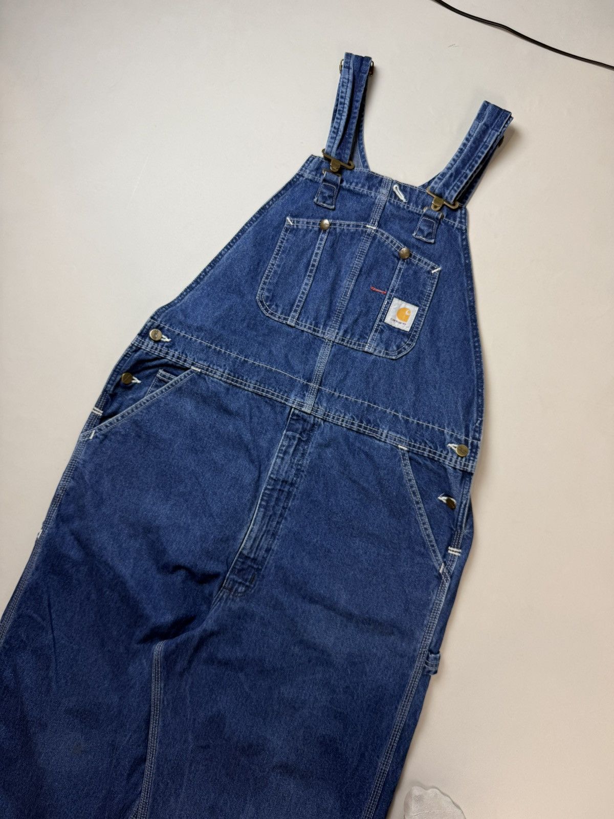 Carhartt Carhartt Men’s Workwear Denim Carpenter Overall Pants Size US 38 / EU 54 - 2 Thumbnail