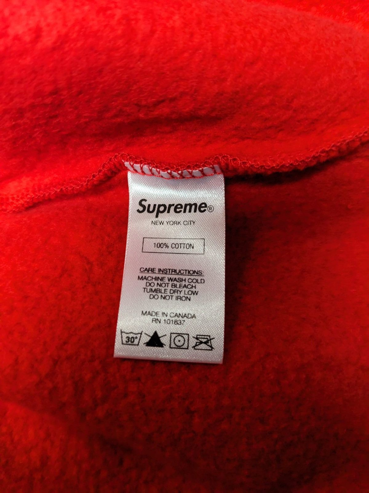 Supreme SS18 SUPREME CORNER LABEL HOODED SWEATSHIRT HOODIE Size US L / EU 52-54 / 3 - 13 Thumbnail