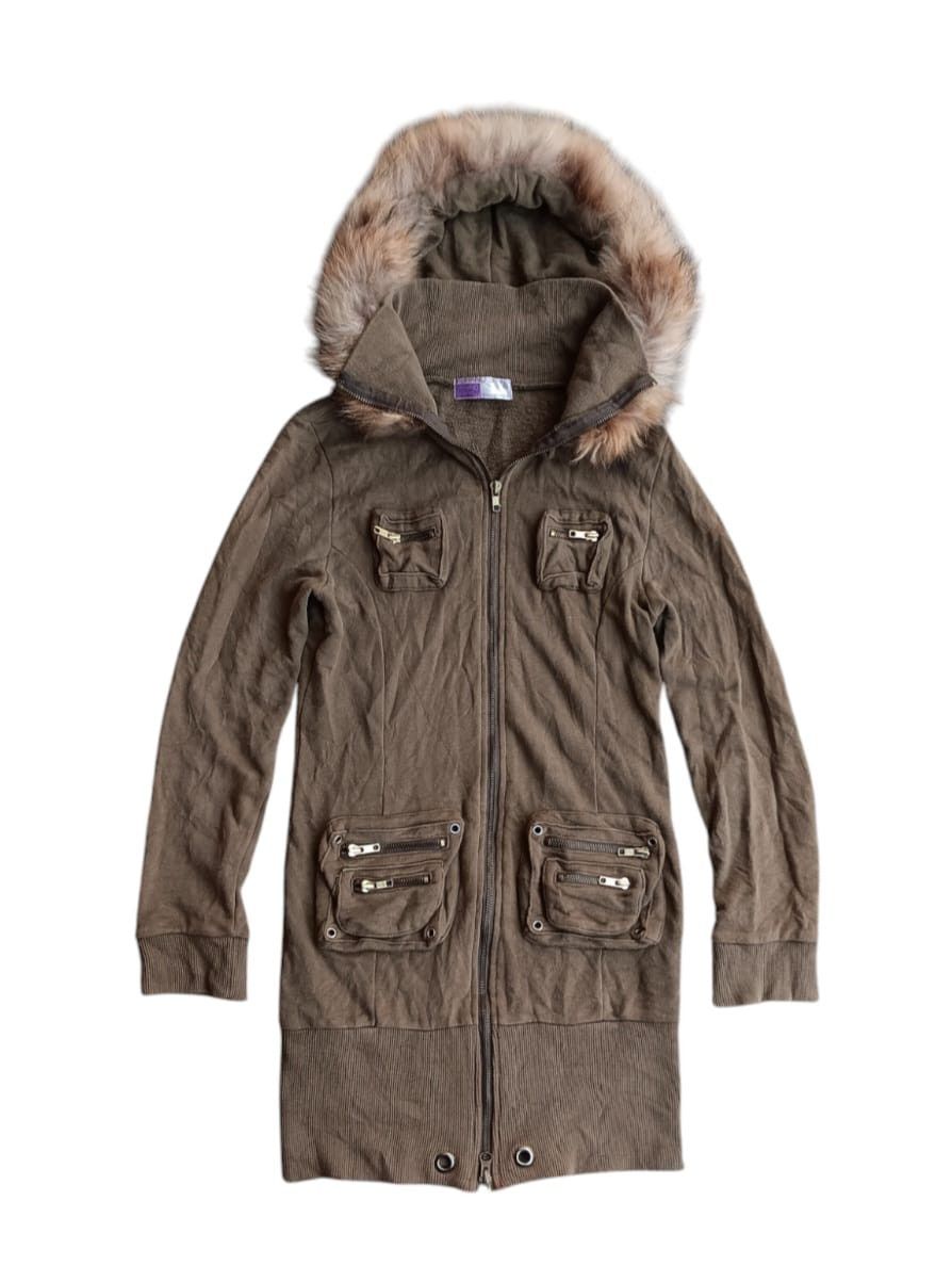 Le Grande Bleu (L.G.B.) Japanese vibran sparkl real fur L.G.B style cargo pocket Size S / US 4 / IT 40 - 2 Thumbnail