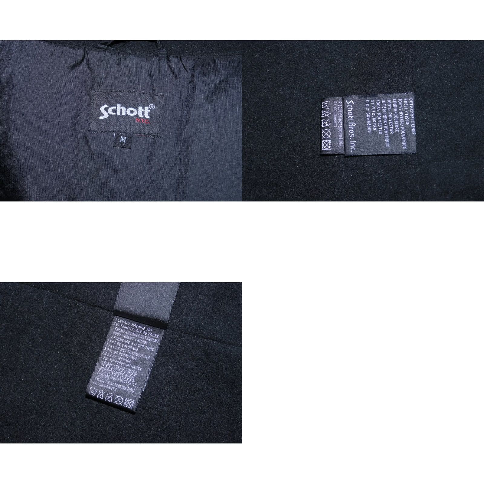 Schott Vintage Schott NYC vest Size M black waistcoat mens 90's New York Size US M / EU 48-50 / 2 - 8 Thumbnail