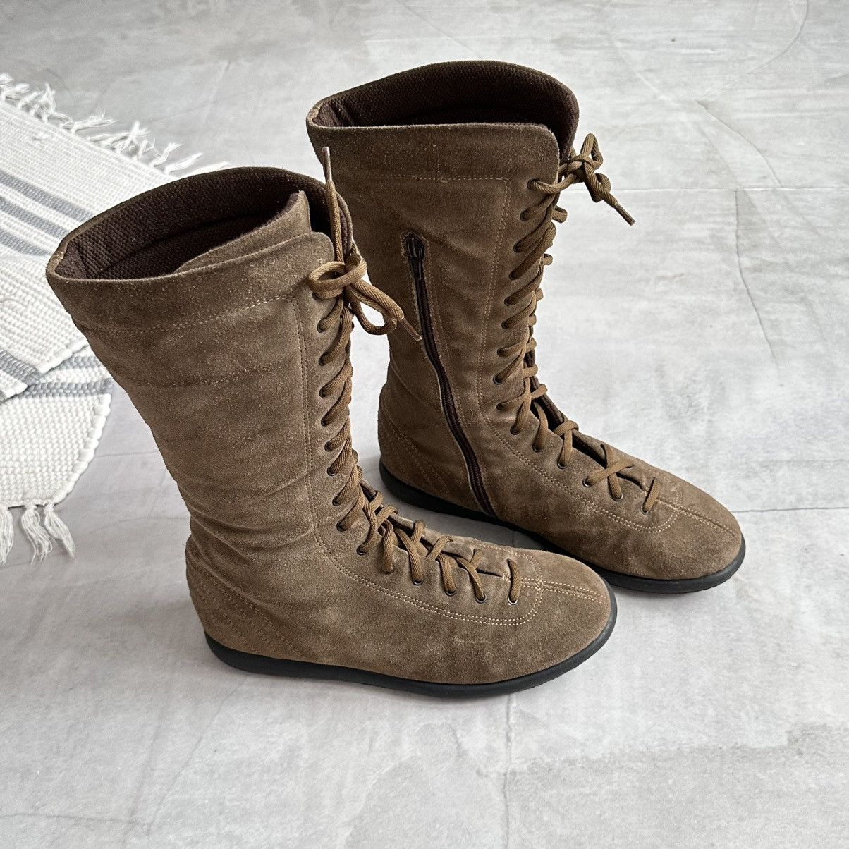 Dirk Bikkembergs 00s Boxing Biker High Sneakers Boots Camper Pelotas Vibe Size US 7 / EU 40 - 3 Thumbnail