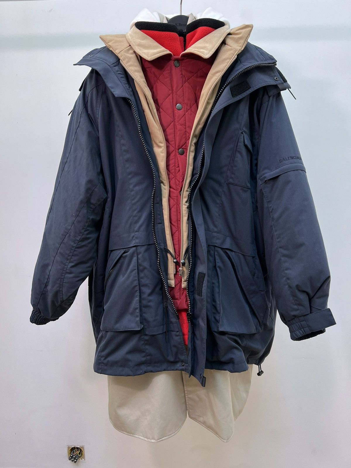 Balenciaga Balenciaga AW18 7 Layer Parka Jacket Size US L / EU 52-54 / 3 - 7 Thumbnail