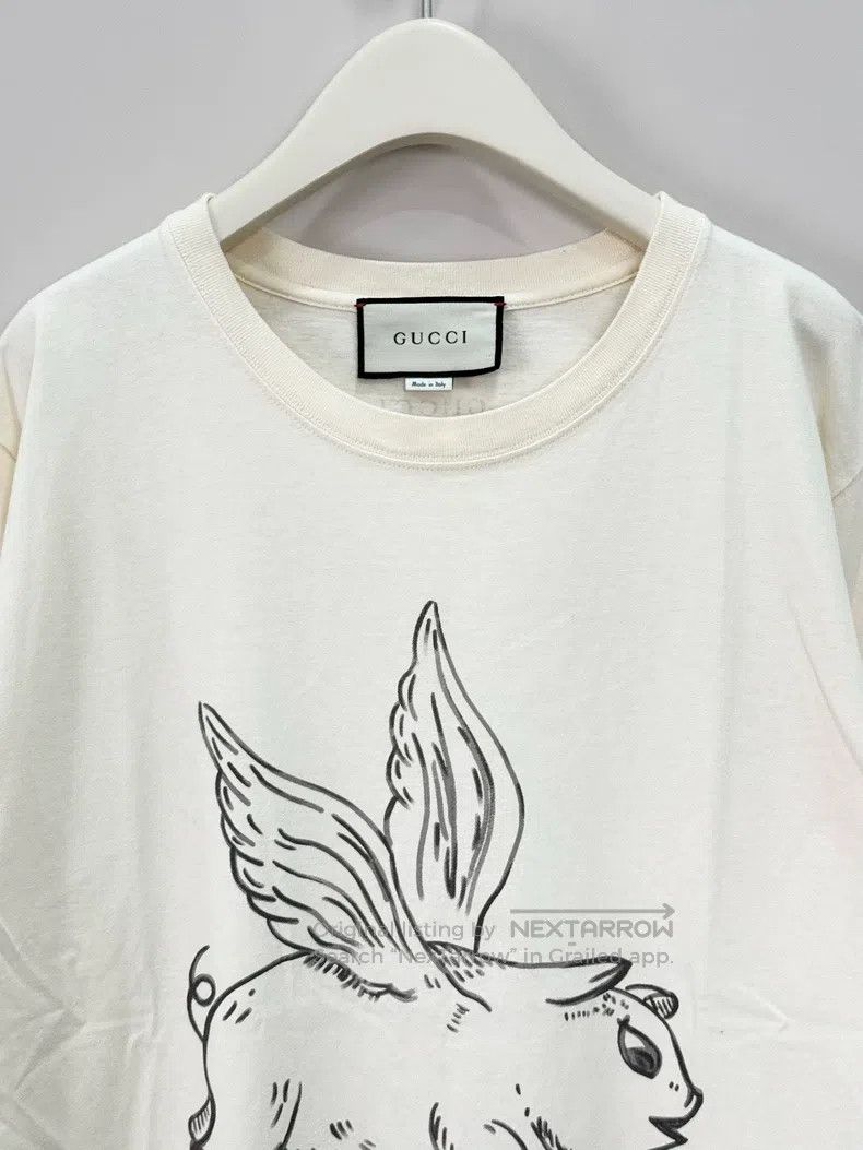 Gucci Gucci Flying pig printed short sleeves Size US XS / EU 42 / 0 - 3 Thumbnail