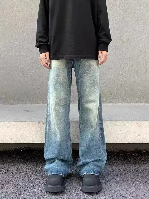 Japanese Brand × Jean Vintage vibe style washed and aged blue micro jeans Size US 32 / EU 48 - 2 Thumbnail