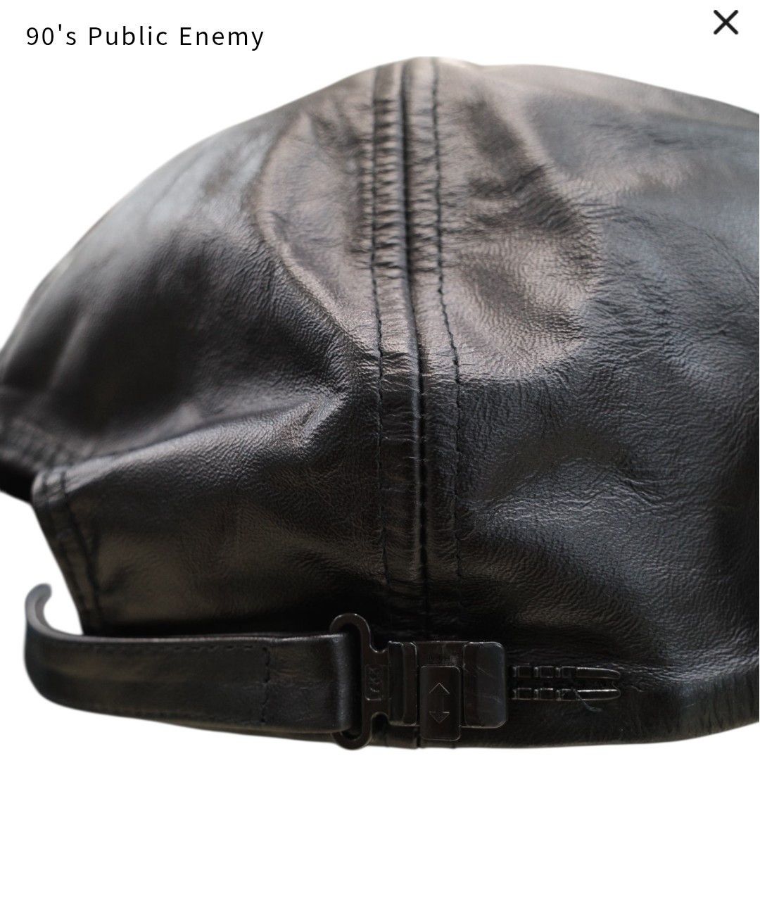 Public Enemy vintage Public Enemy Leather Hat Size ONE SIZE - 7 Thumbnail