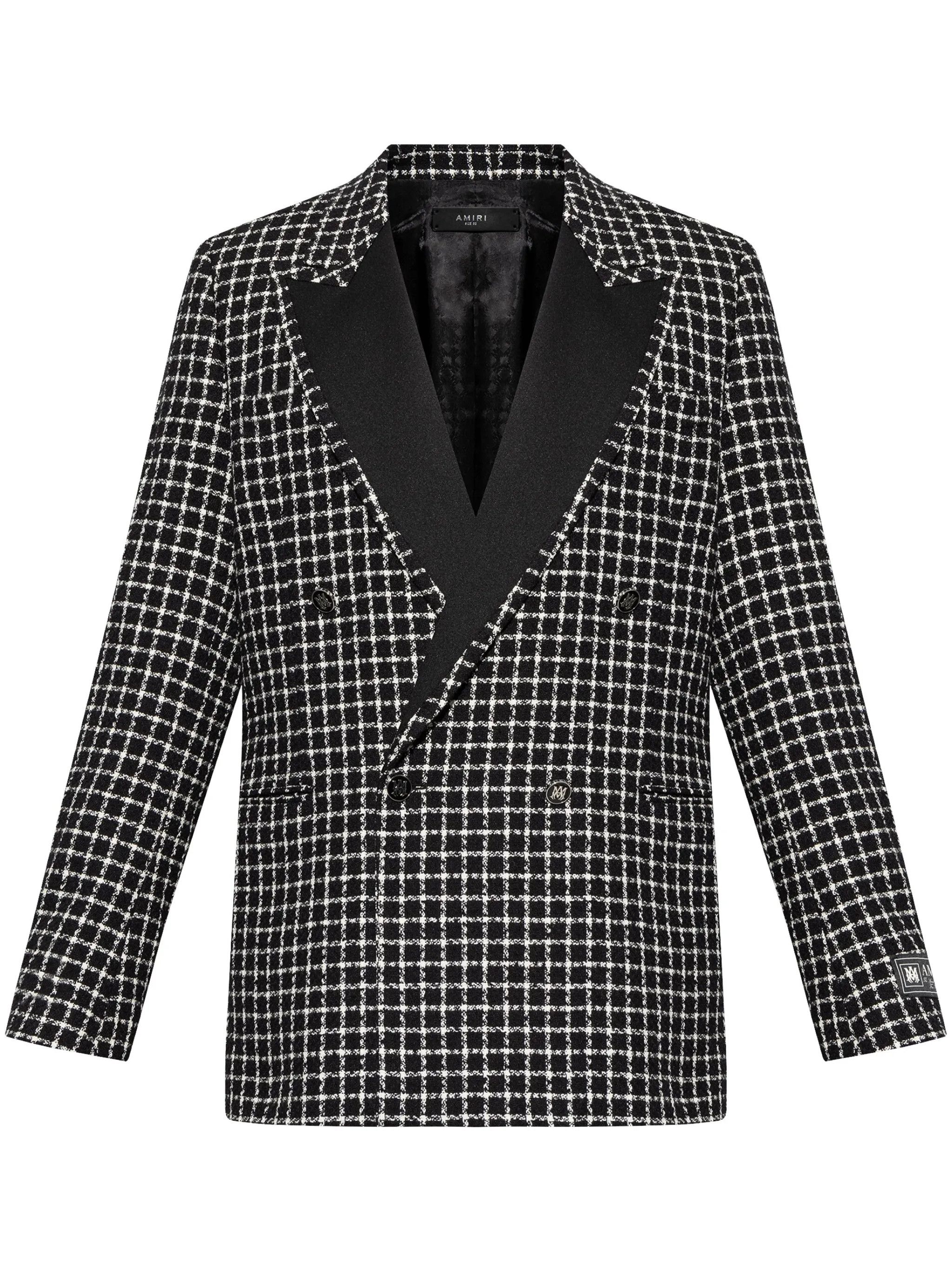 Amiri oc11z0126 Buckle Blazer in Black/White Size US L / EU 52-54 / 3 - 1 Thumbnail