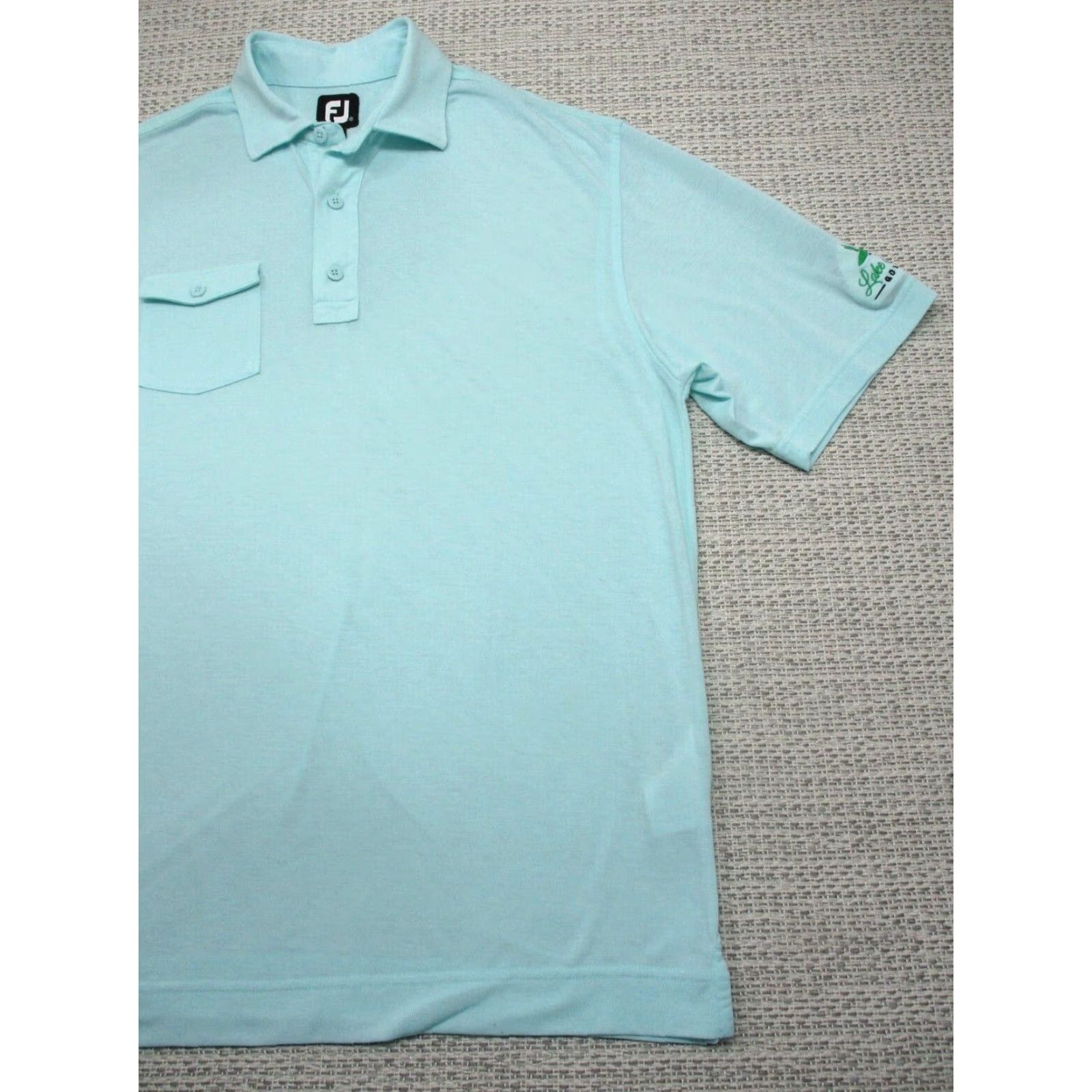 Footjoy FootJoy Polo Shirt Mens Medium Green Logo Lake Havasu Golf Club Pocket Casual Shirt Size US M / EU 48-50 / 2 - 3 Thumbnail