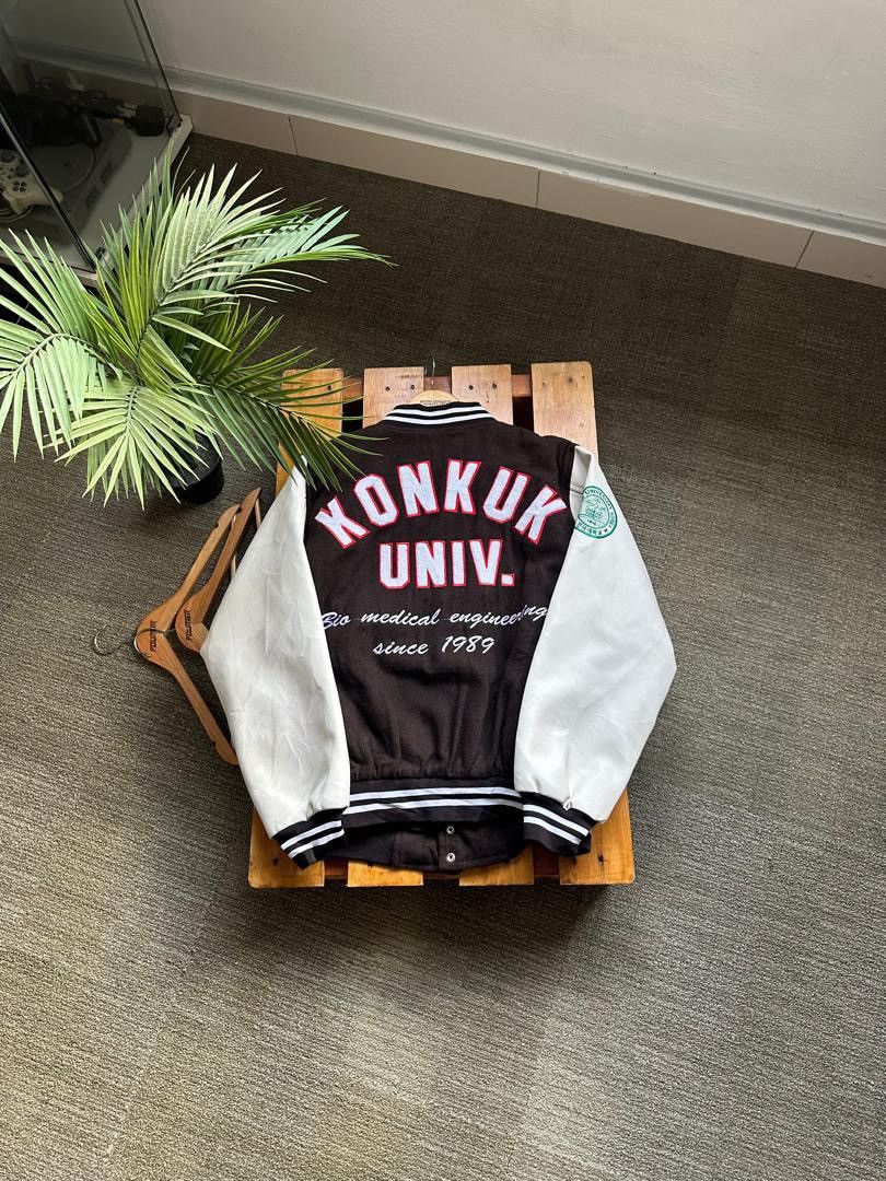 KOREA UNIVERSITY LEATHER VARSITY