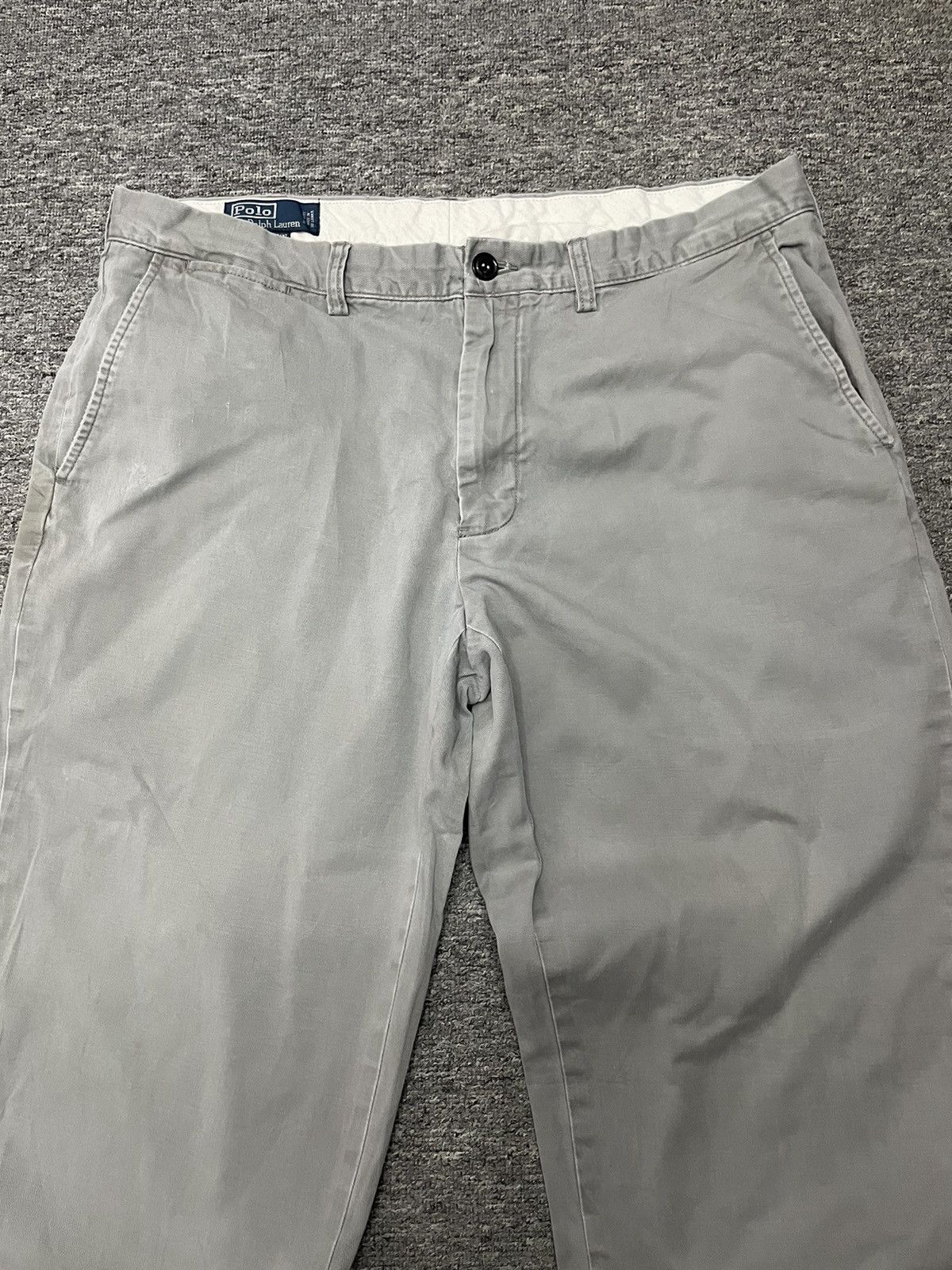 Polo Ralph Lauren Vintage Polo Ralph Lauren Chino Pants Trousers Grey Size 36 Size US 36 / EU 52 - 6 Thumbnail