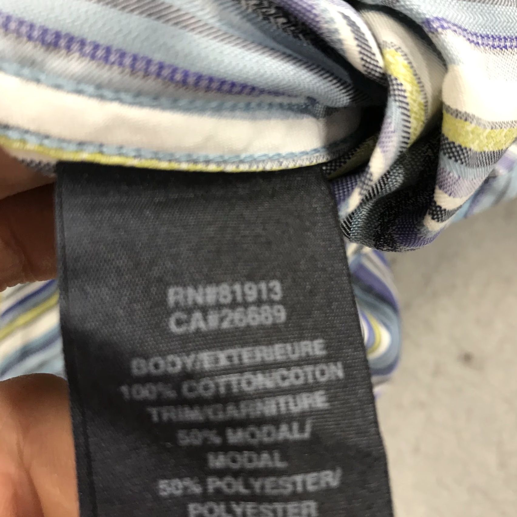 Robert Graham Robert Graham Shirt Mens Large Blue Purple Abstract Loud Flip Cuff Party Cotton Size US L / EU 52-54 / 3 - 6 Thumbnail