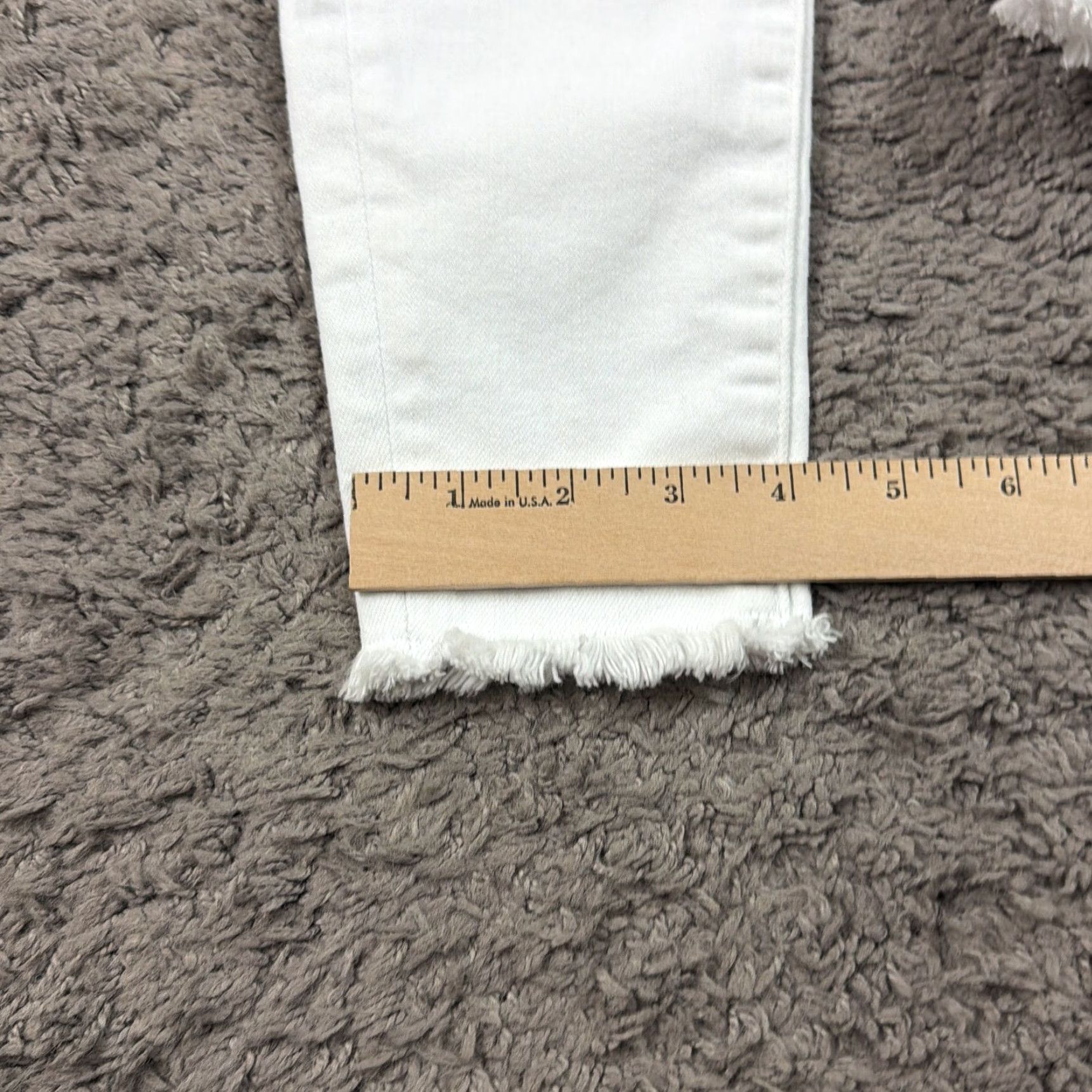 American Eagle Outfitters American Eagle Jeans Womens 0 White Skinny Distressed Denim Jeggings 24x28 Size 25" / US 0 / IT 36 - 7 Thumbnail