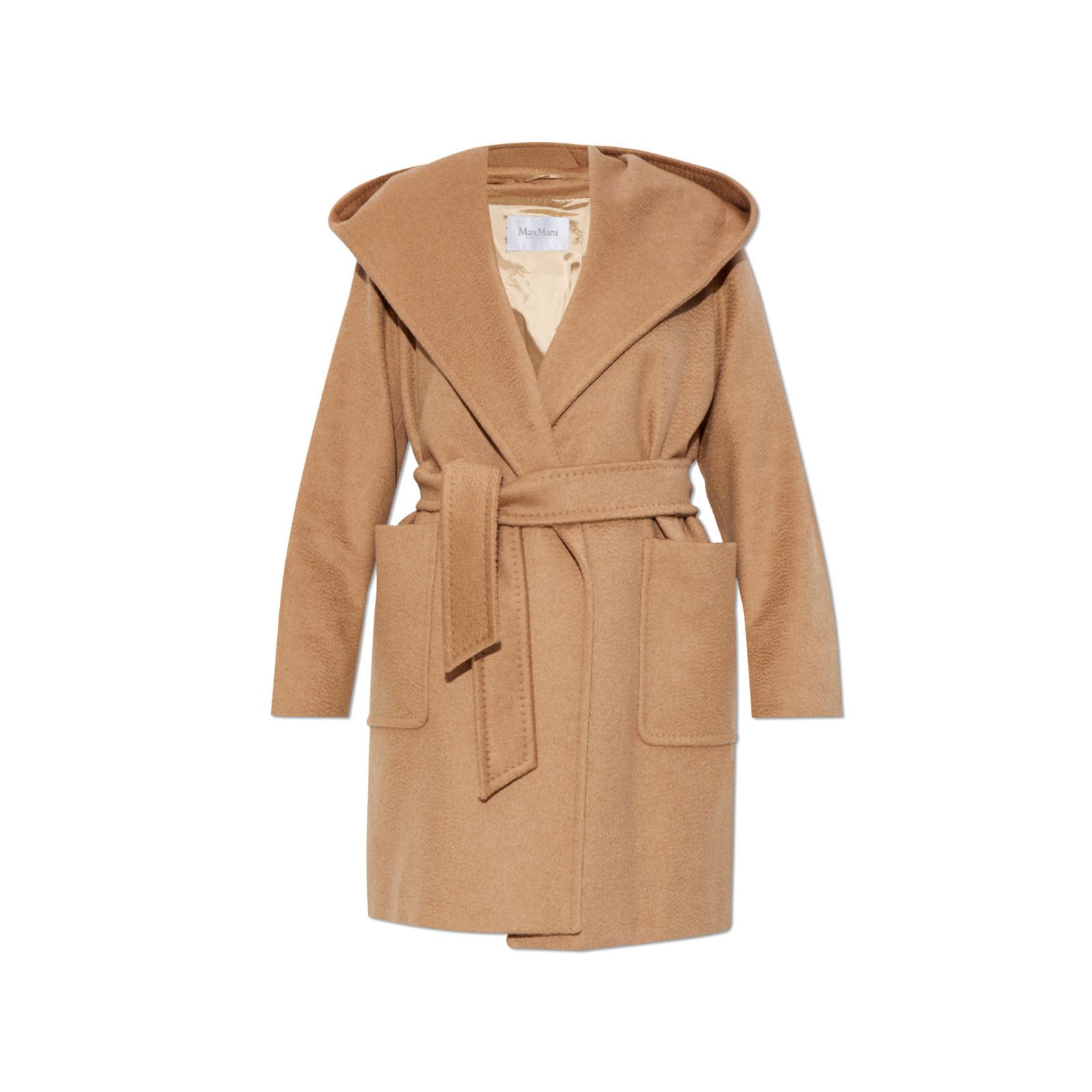 MAX MARA Rialto Camel Wool Robe Coat New & Authentic (Women'