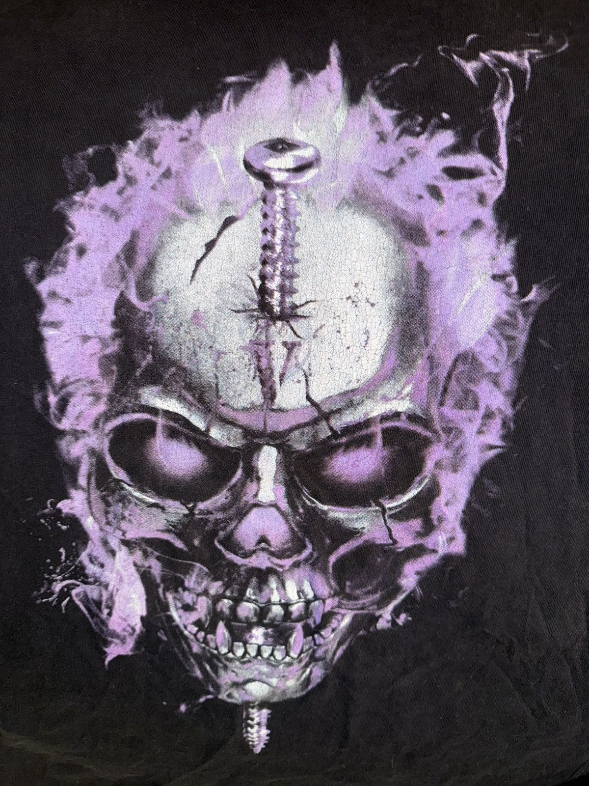 Vlone VLone “screw head” skull tee t-shirt, w/ large “V” on back! Size US M / EU 48-50 / 2 - 2 Thumbnail