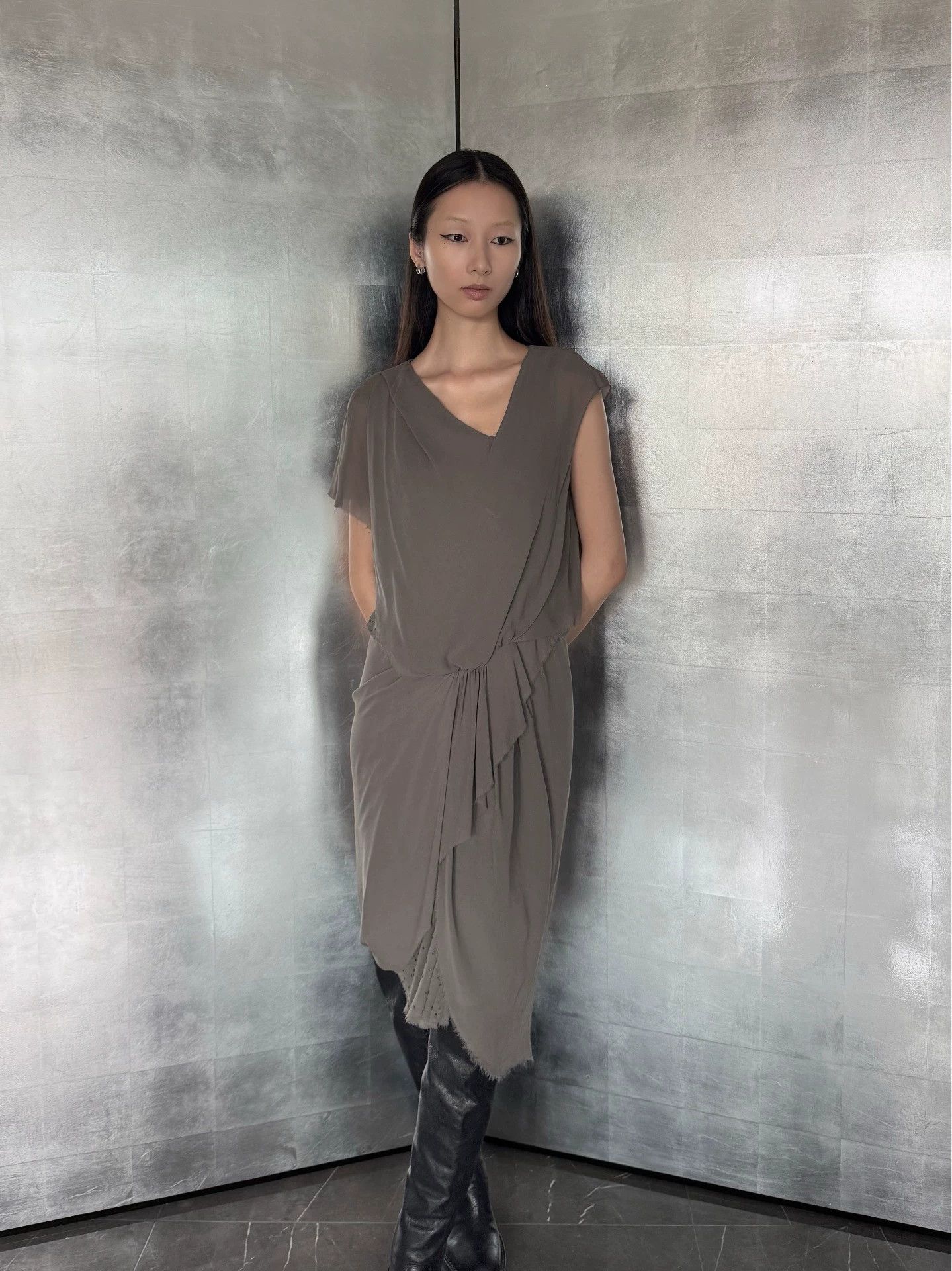 Helmut Lang Helmut Lang Vintage Double Mesh Two-Piece Dress size 2 Size XS / US 0-2 / IT 36-38 - 1 Thumbnail