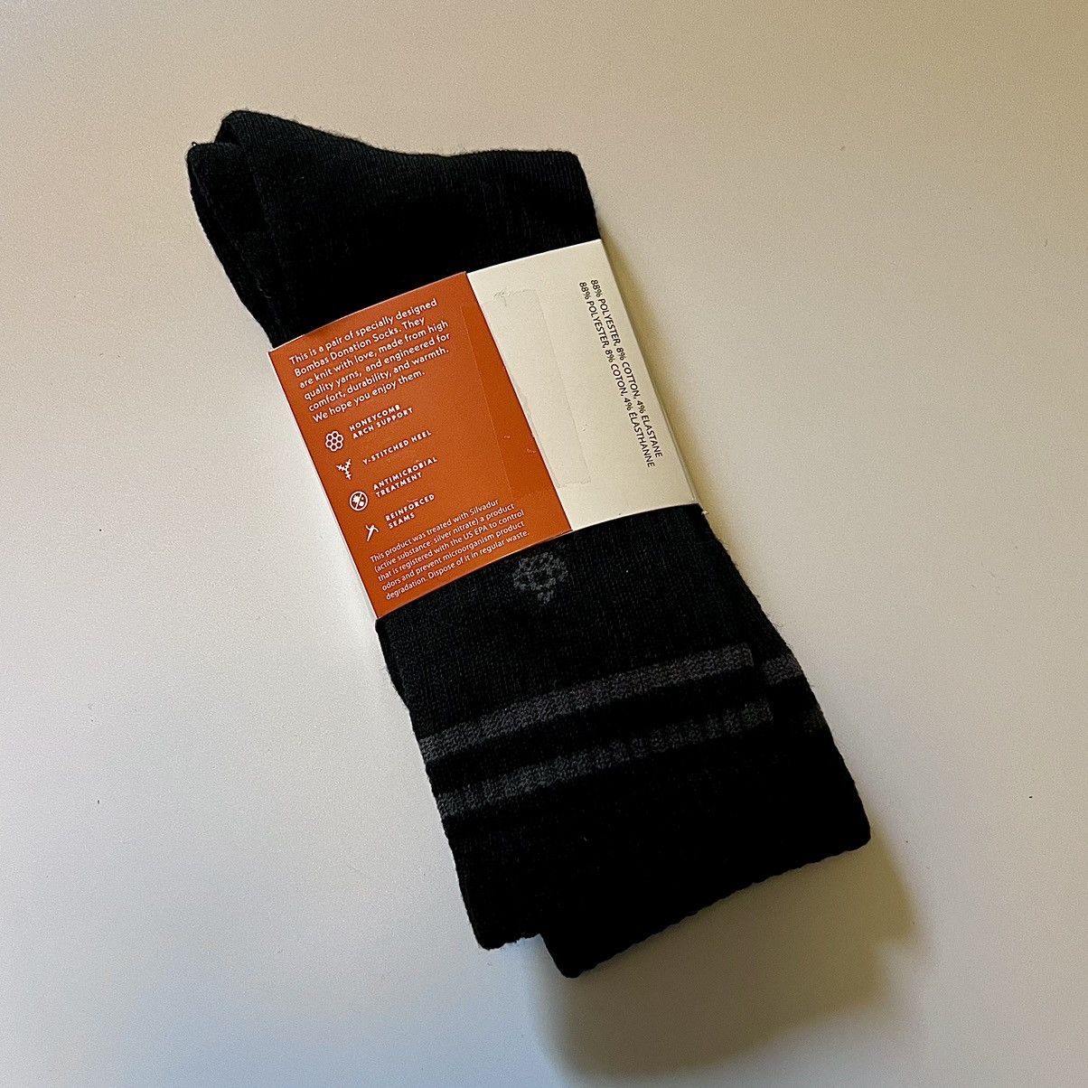 Other 3x Pairs of Bombas Honeycomb Arch Support Stripe Calf Socks Size ONE SIZE - 5 Thumbnail
