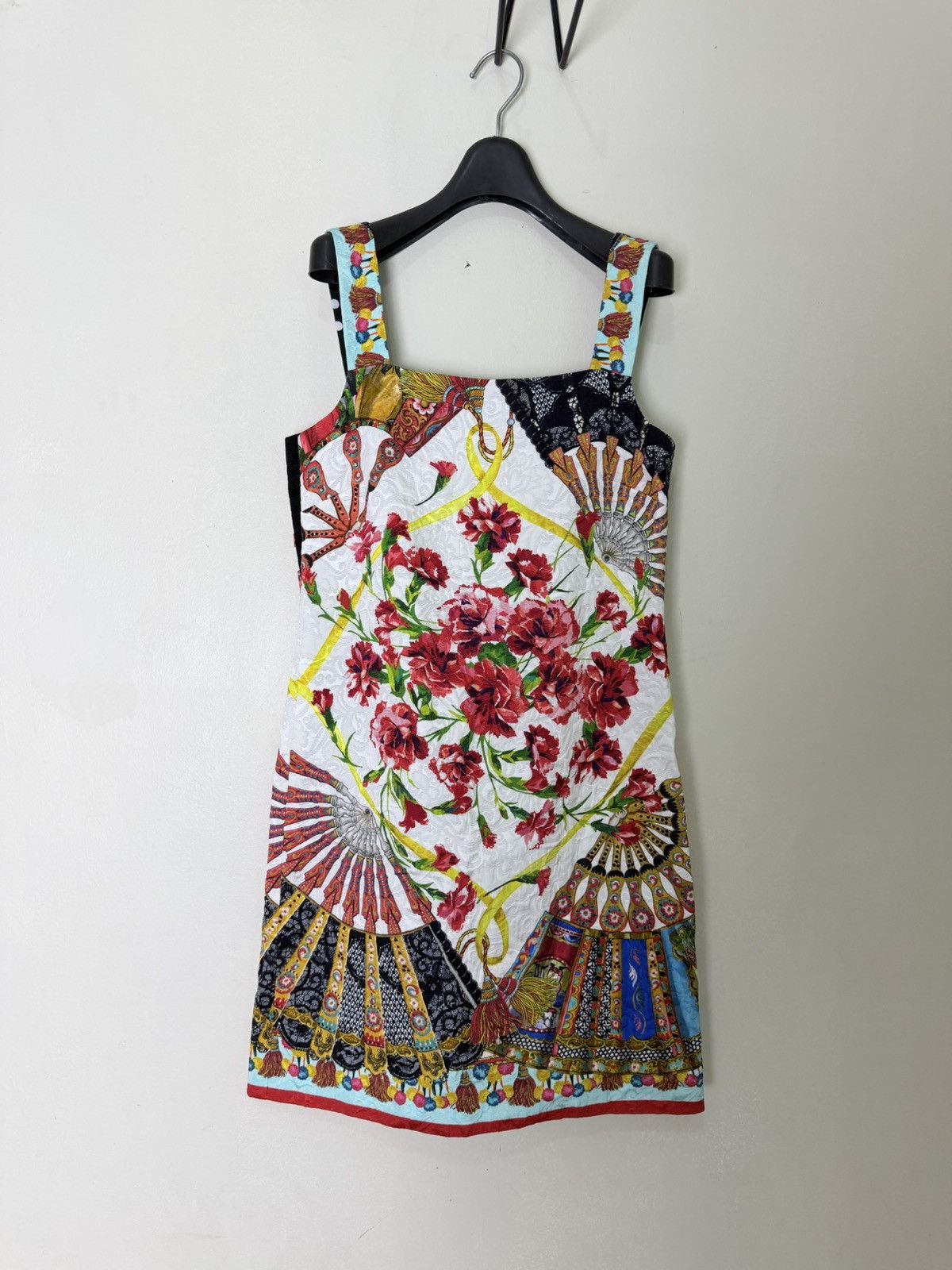 Dolce & Gabbana Dolce & Gabbana Floral Print Jacquard Mini Dress Size XS / US 0-2 / IT 36-38 - 1 Thumbnail