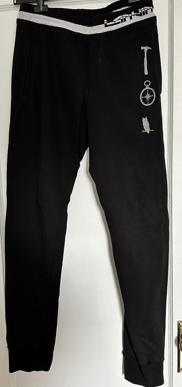 image of Lanvin Black Joggers M, Men's (Size 33)