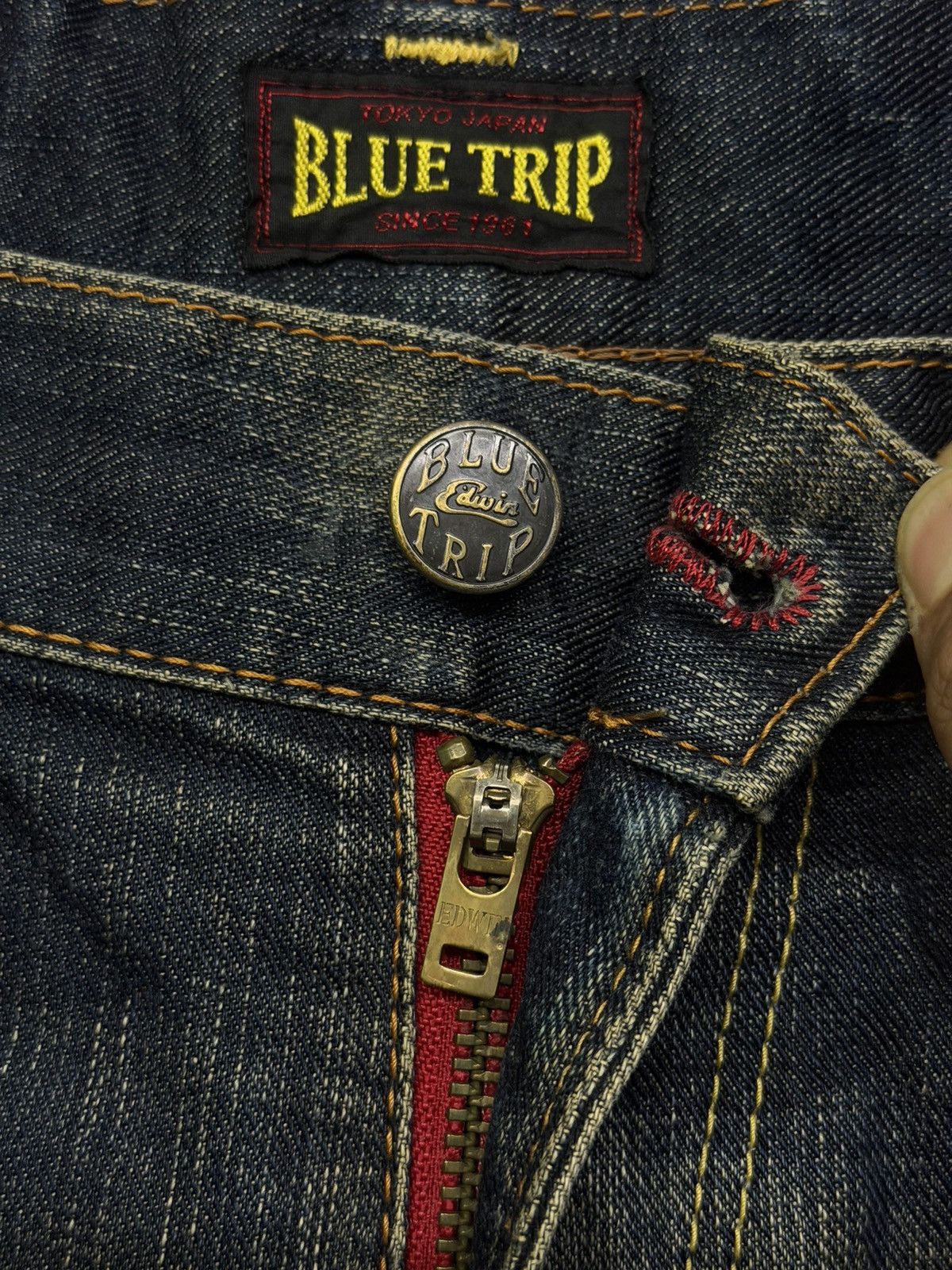 Edwin Vintage Edwin Blue Trip BTJ03 Japanese Denim Jeans | W32 Size US 32 / EU 48 - 10 Thumbnail