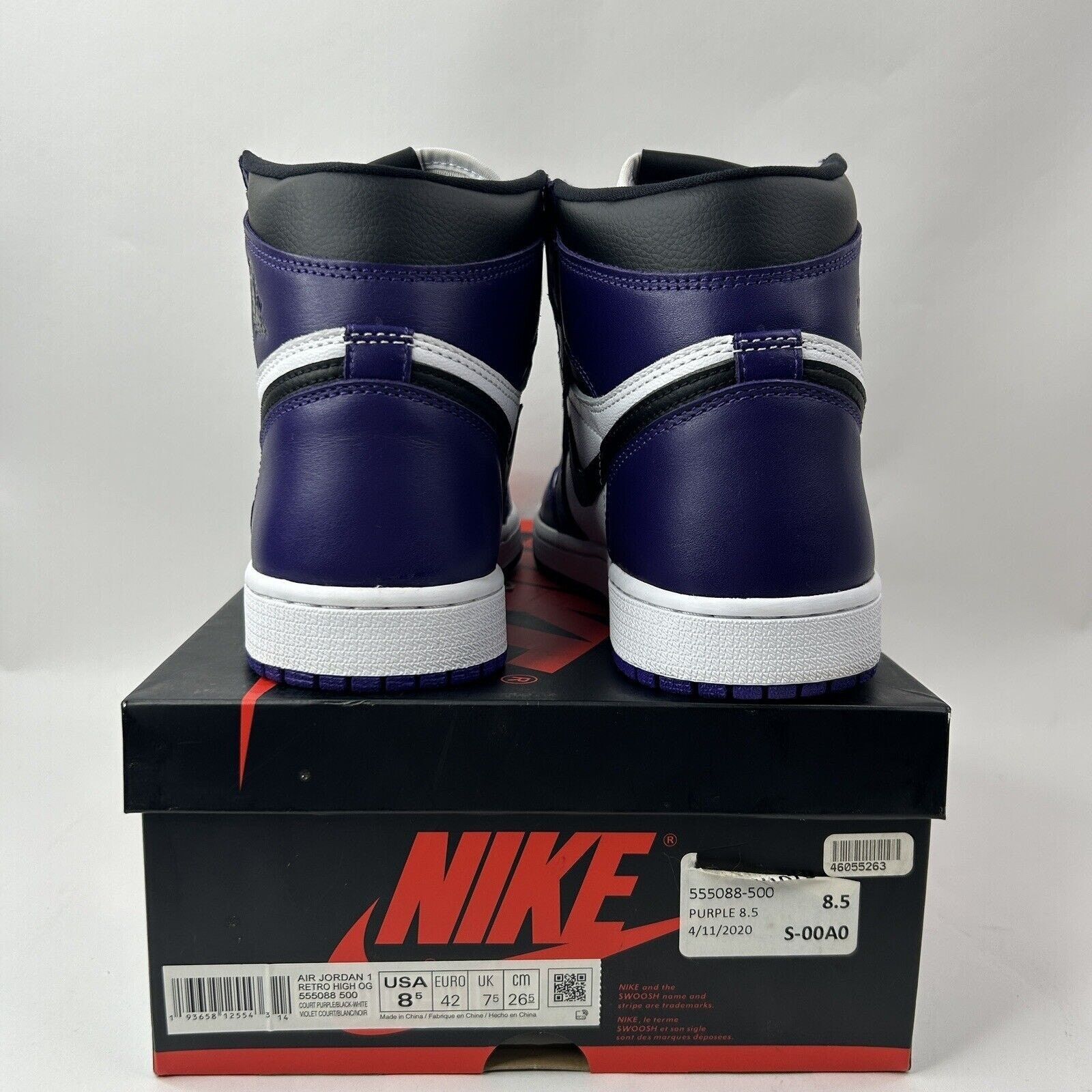 Nike Nike Shoes Air Jordan 1 Retro High OG “Court Purple 2.0” Size US 8.5 / EU 41-42 - 5 Thumbnail