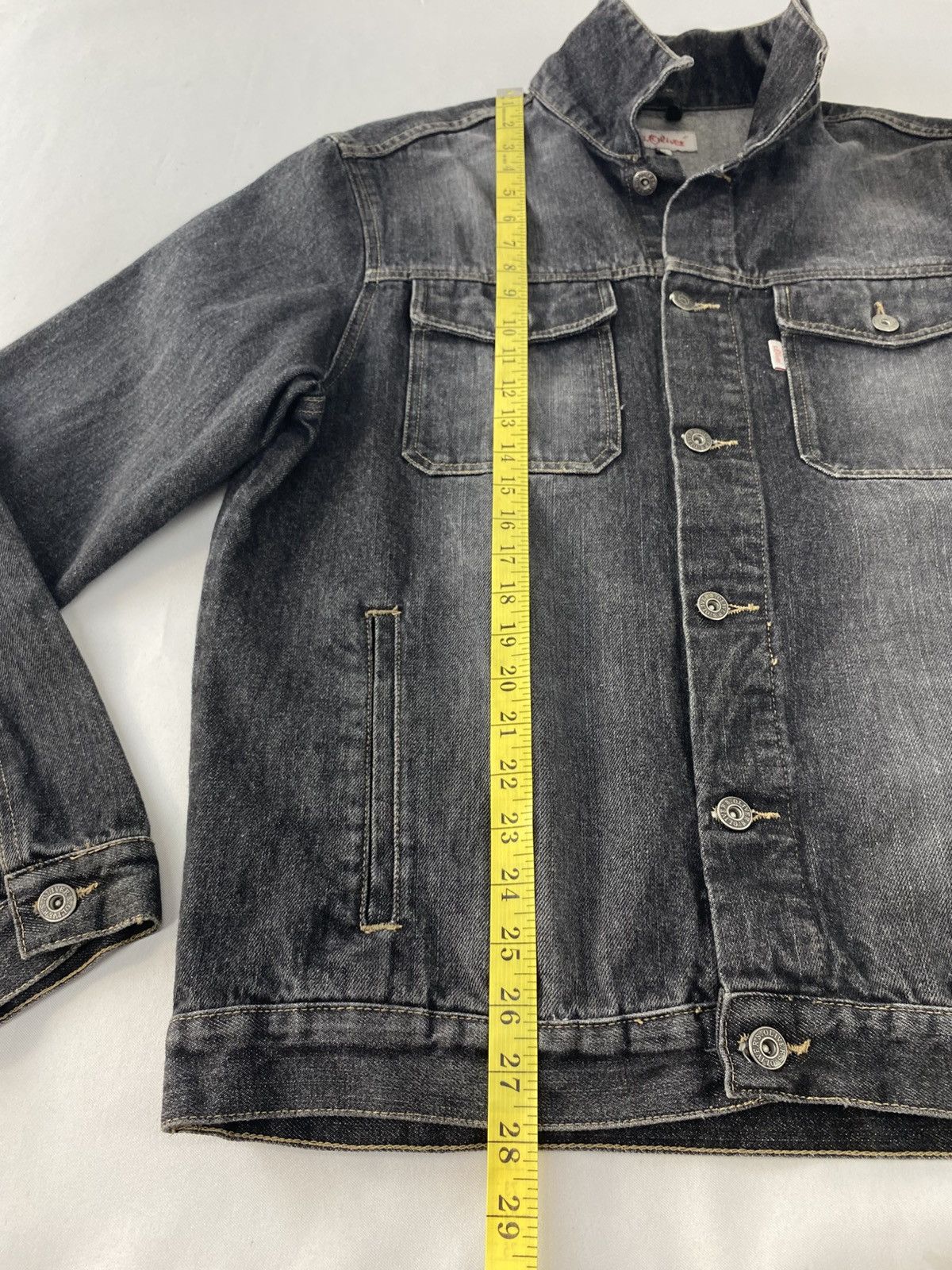 s.Oliver Hype S.Oliver Black Denim Jeans Trucker Jacket Size US XL / EU 56 / 4 - 12 Thumbnail