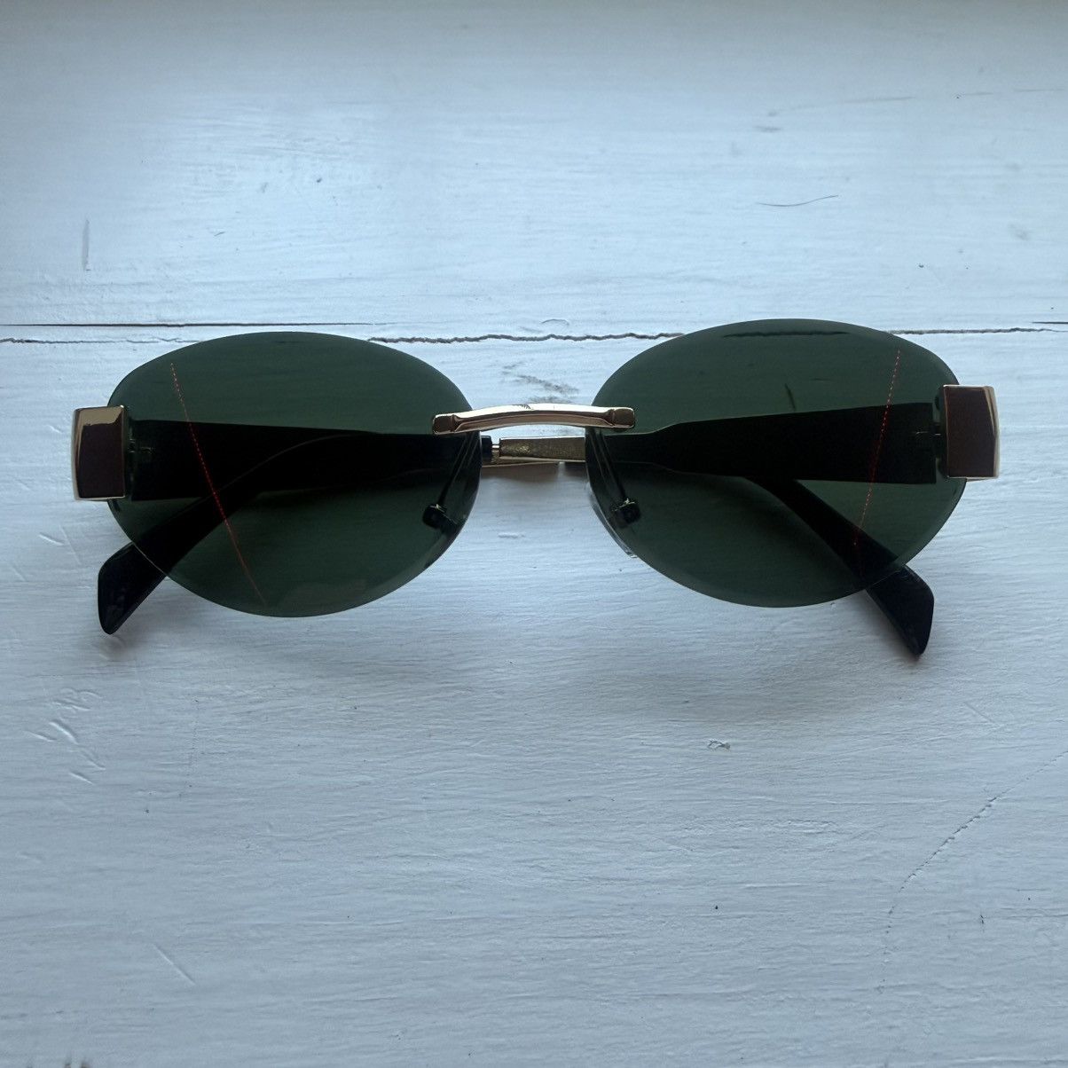 Celine Celine metal frame oval sunglasses Size ONE SIZE - 1 Thumbnail