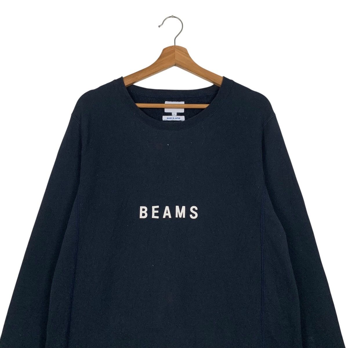Beams Plus BEAMS Center Logo Crewneck Sweatshirt #3605-C165 Size US L / EU 52-54 / 3 - 2 Thumbnail