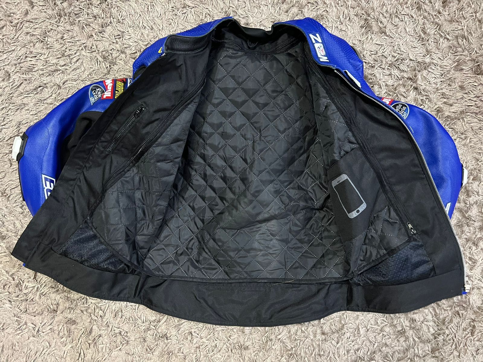 Other Vintage Suzuki Men's Leather Jacket, Moto Rider Size US XL / EU 56 / 4 - 5 Thumbnail