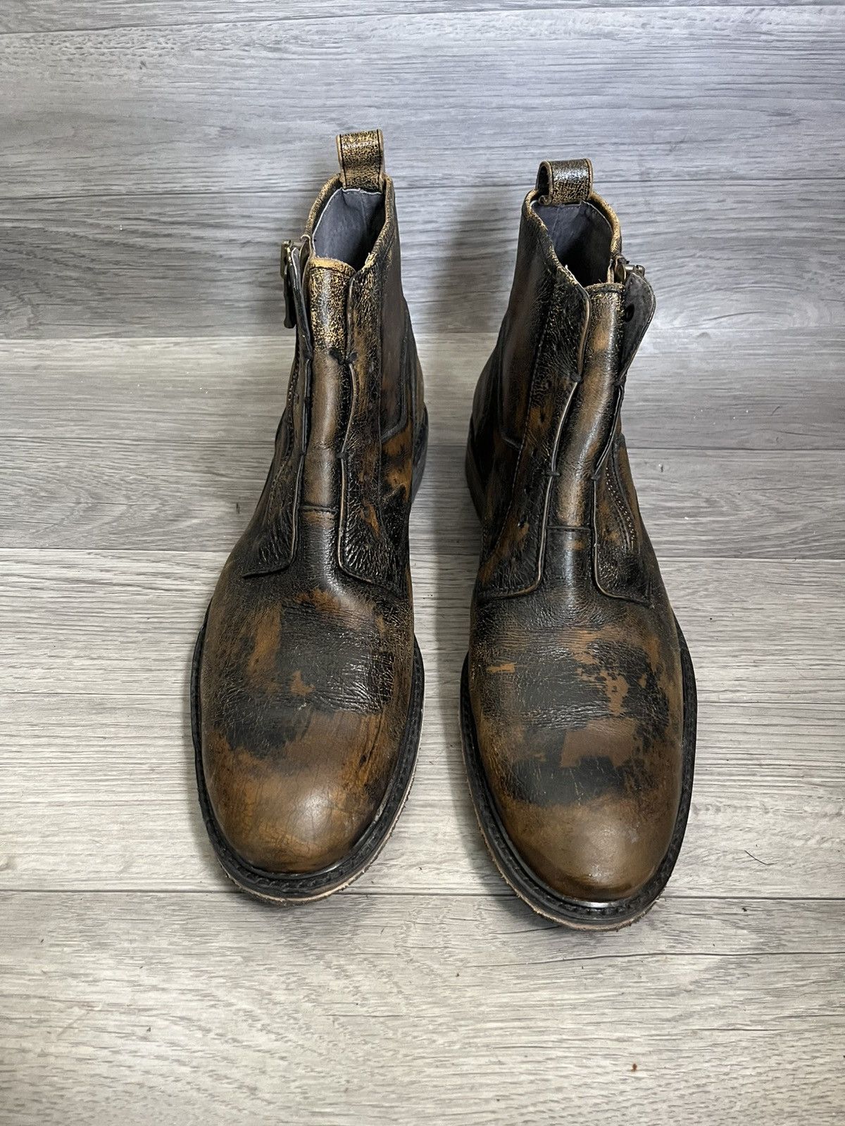 John Varvatos John varvatos painted boots like margiela sz 12 Size US 12 / EU 45 - 2 Thumbnail