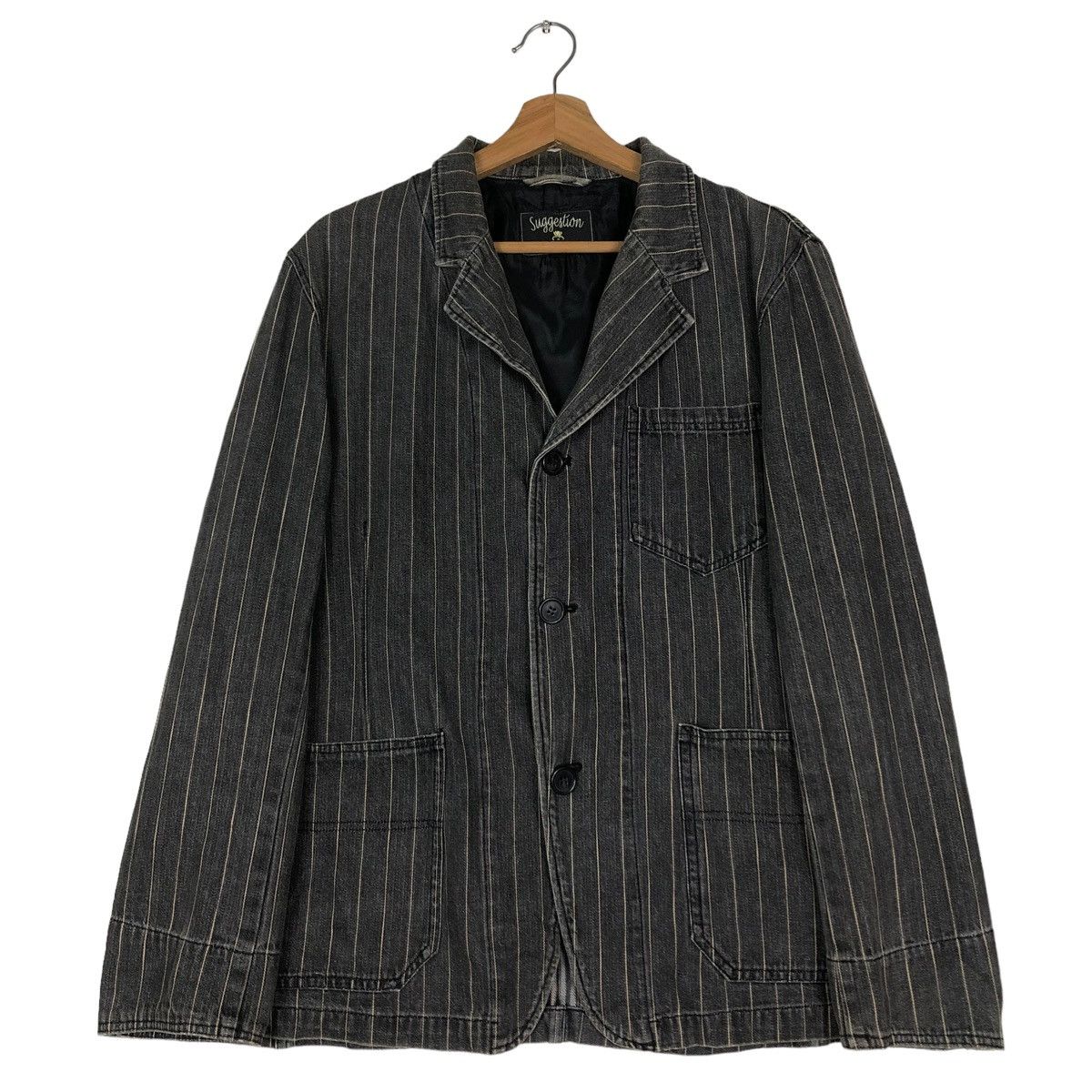 Japanese Brand 🔥Vintage Hickory Chore Jacket Stripe Suggestion Issey Miyake Size US M / EU 48-50 / 2 - 1 Thumbnail