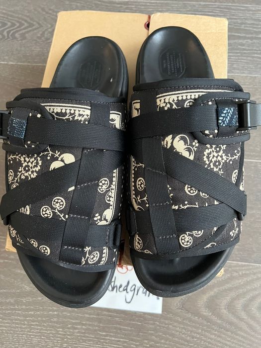 Visvim Christo Paisley Sandals Slides | Grailed