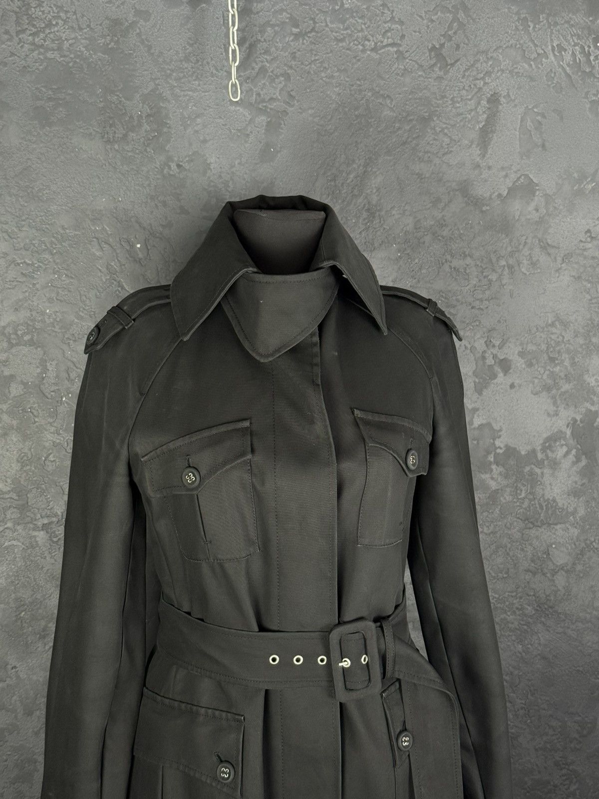 Sportmax SPORTMAX Belted Women’s Trench Coat Italy Designer Size 10 Size L / US 10 / IT 46 - 3 Thumbnail