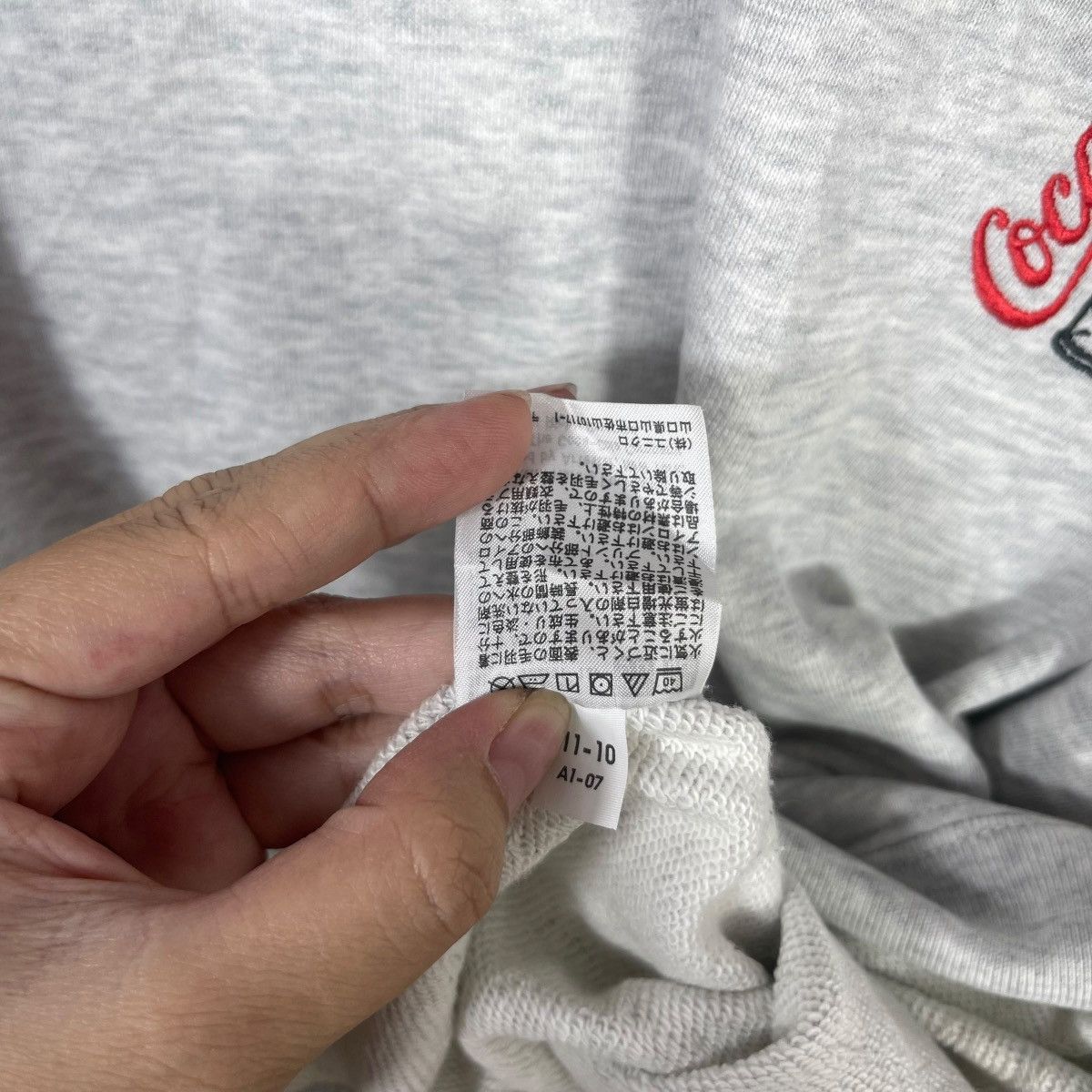 Keith Haring Coca Cola x Keith Haring Crewneck Sweatshirt Gray Graphic Size US L / EU 52-54 / 3 - 8 Thumbnail