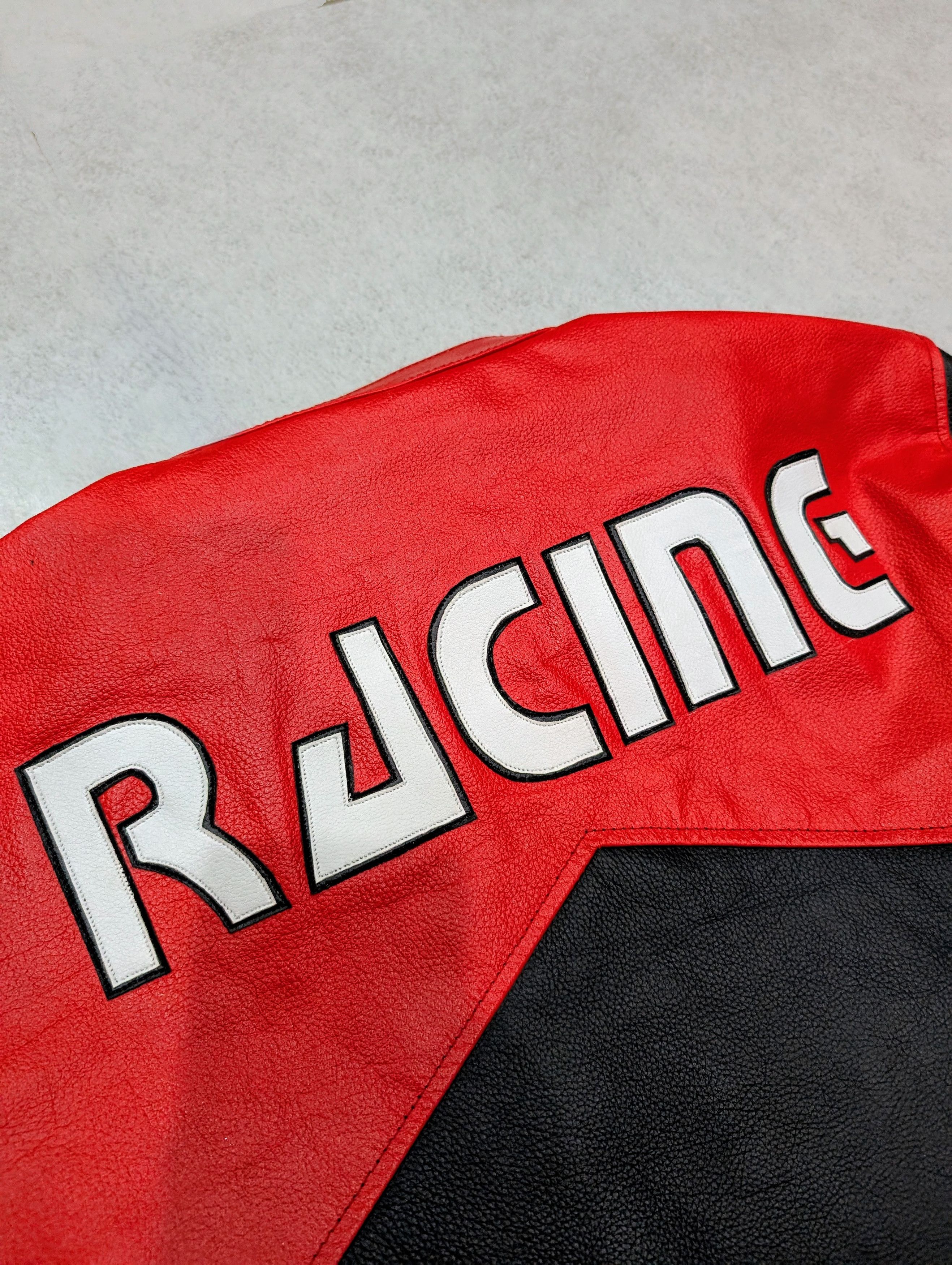 Marlboro Vintage Marlboro Leather Jacket Racing Retro 90s Streetwear Size US L / EU 52-54 / 3 - 10 Thumbnail