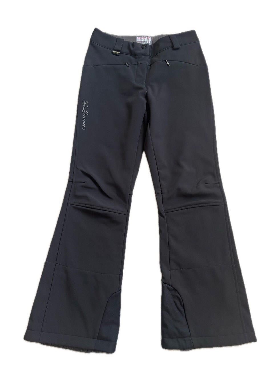 Salomon SALOMON Ski pants Black unisex Size 32" / US 10 / IT 46 - 1 Thumbnail