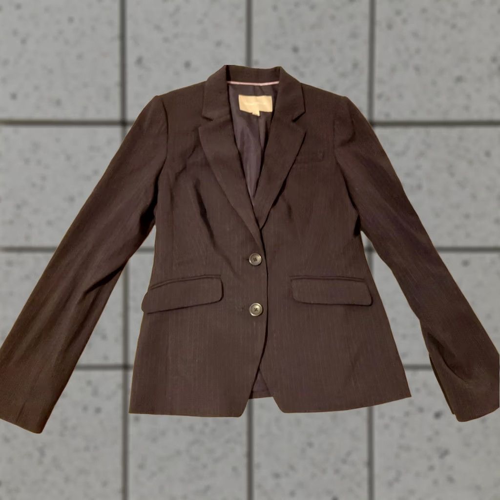 Banana Republic Womens Banana Republic Blazer 6 Black - Classic Business Jacket Size M / US 6-8 / IT 42-44 - 1 Thumbnail