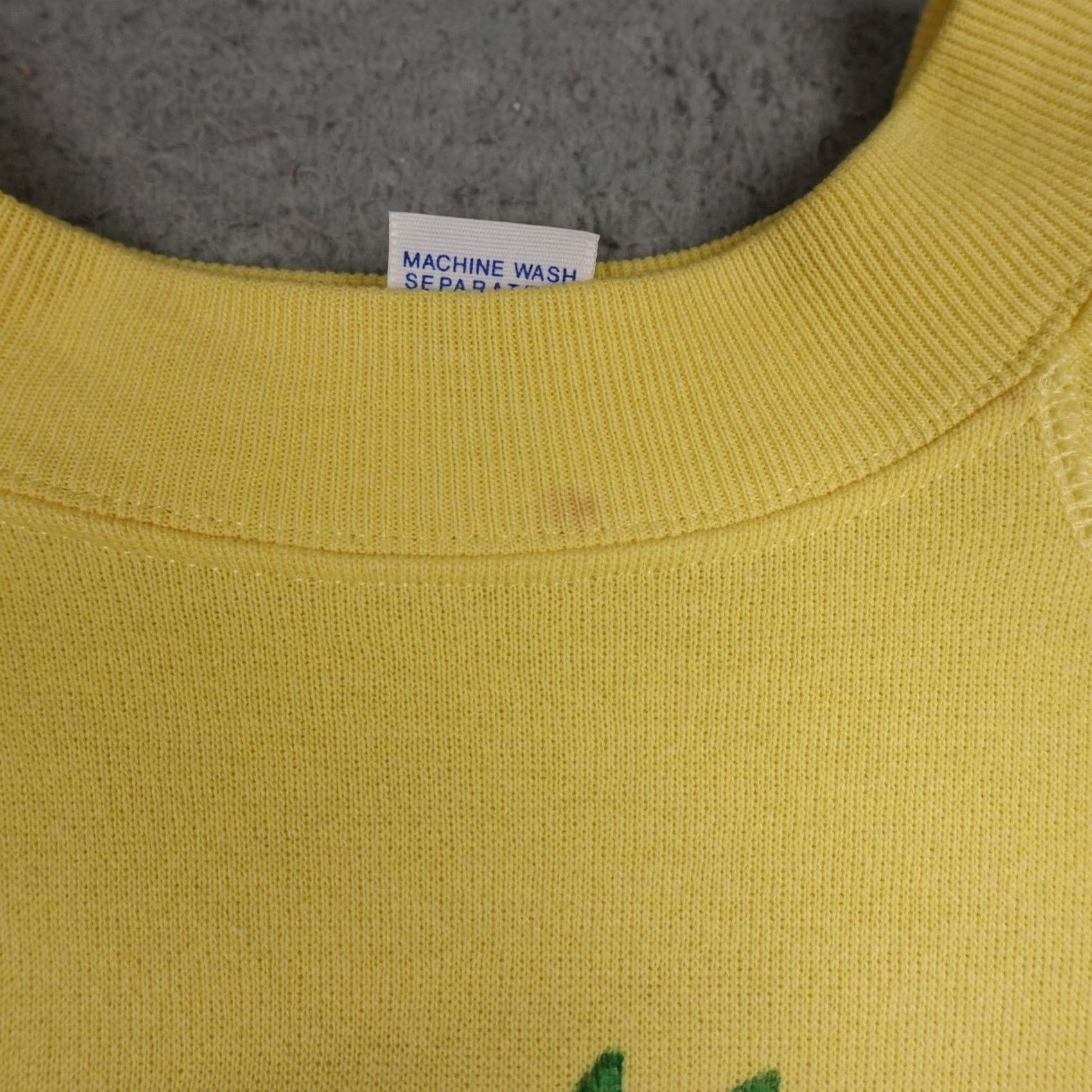 Vintage VINTAGE Pannill Sweatshirt Womens Large Yellow Owl Graphic 80s USA Ultra Sweats Size L / US 10 / IT 46 - 6 Thumbnail