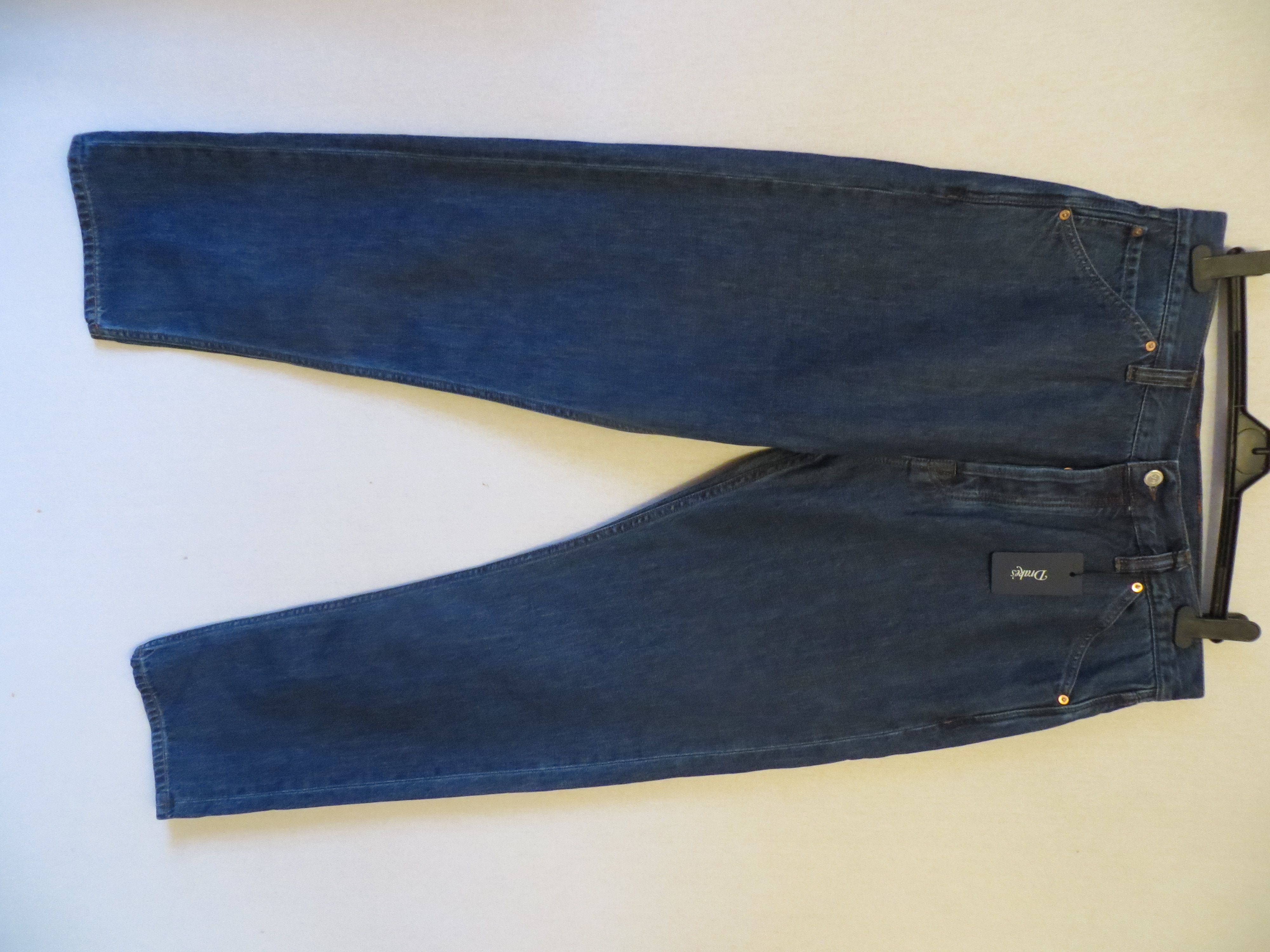 image of Drakes 5 Pocket Denim Jean in Blue, Men's (Size 29)