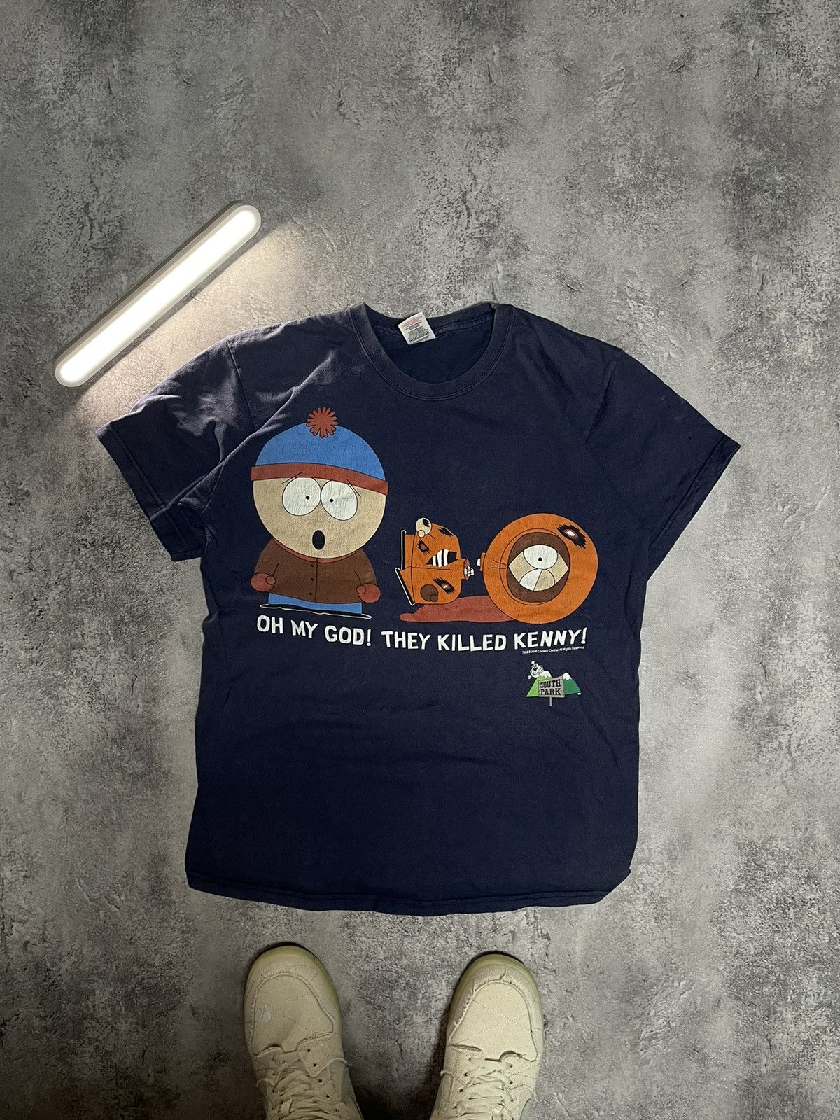 Cartoon Network Vtg 1998 Y2K South Park They Killed Kenny Graphic Tee Rare Size US M / EU 48-50 / 2 - 1 Thumbnail
