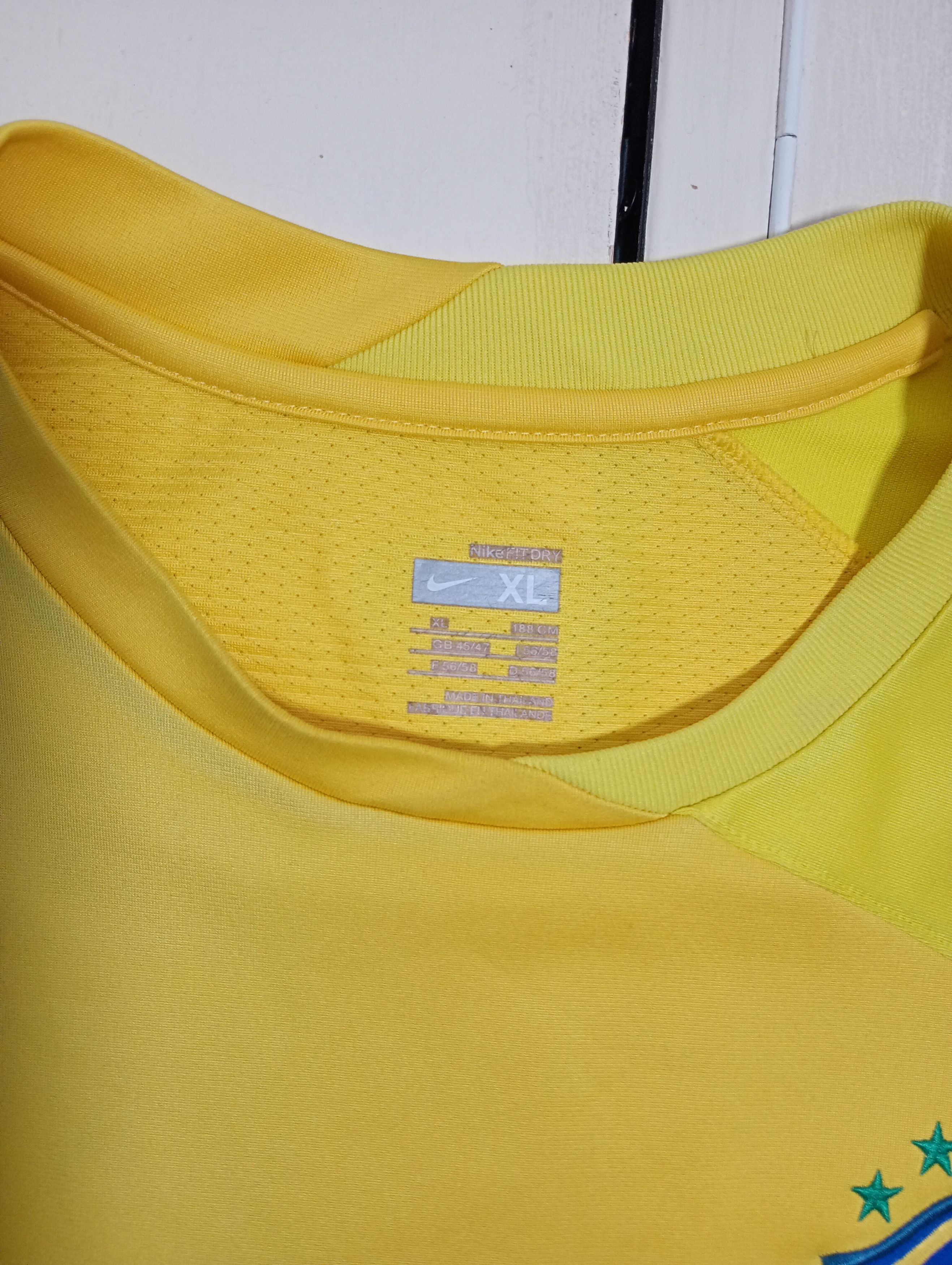 Nike Nike Brazil Training Sleeveless Jersey 2008-2009 Size US XL / EU 56 / 4 - 11 Thumbnail