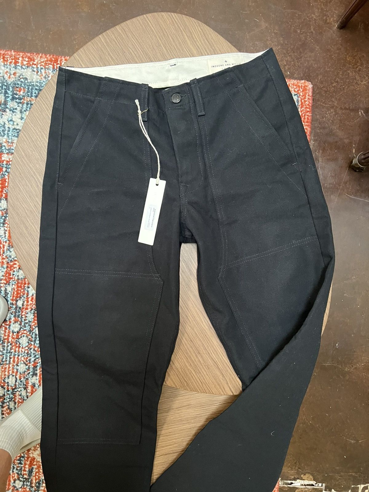 Imogene + Willie Hencye Canvas Pant in Black Size US 31 - 2 Thumbnail