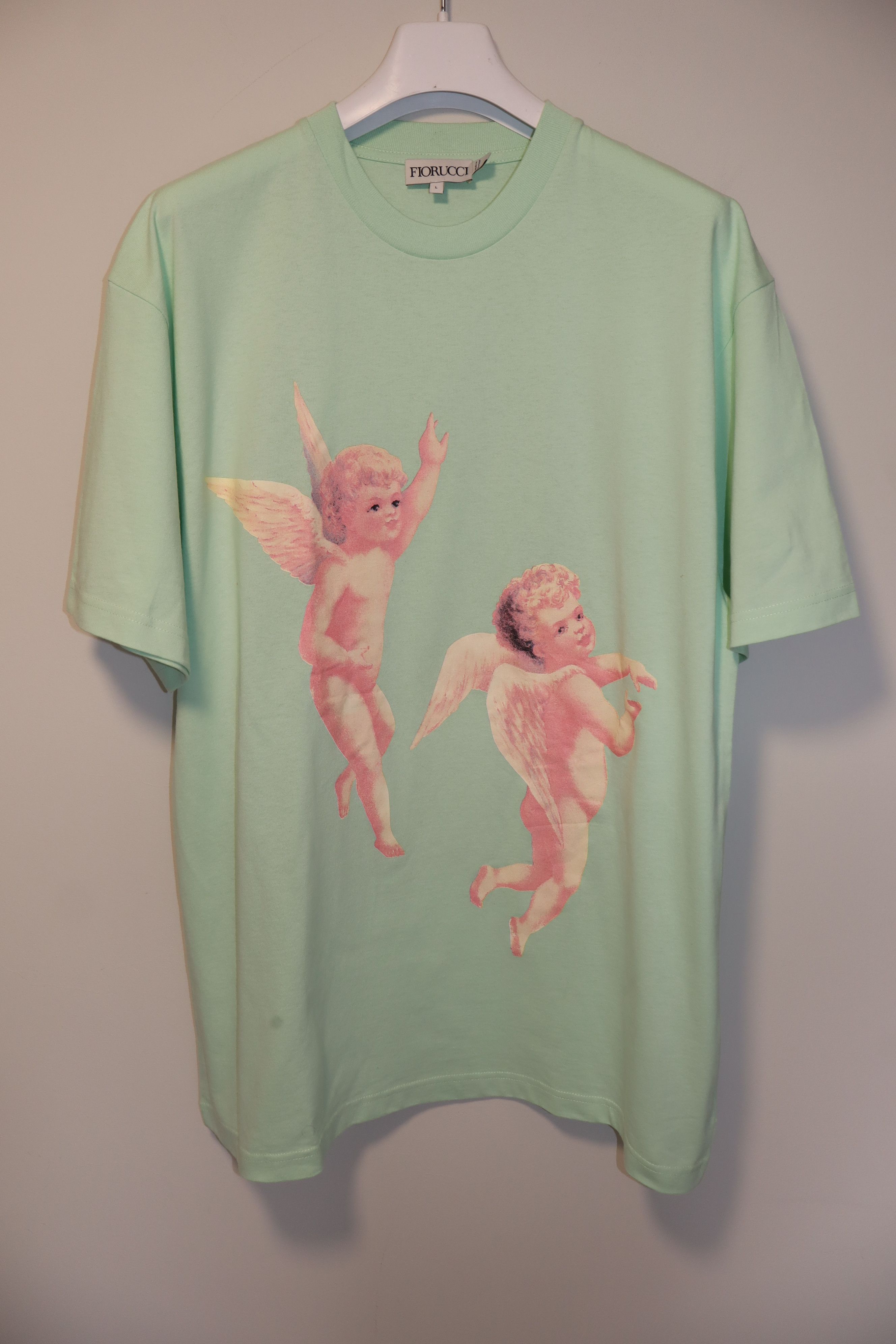 Fiorucci Oversized Angels print t-shirt Size US L / EU 52-54 / 3 - 1 Thumbnail