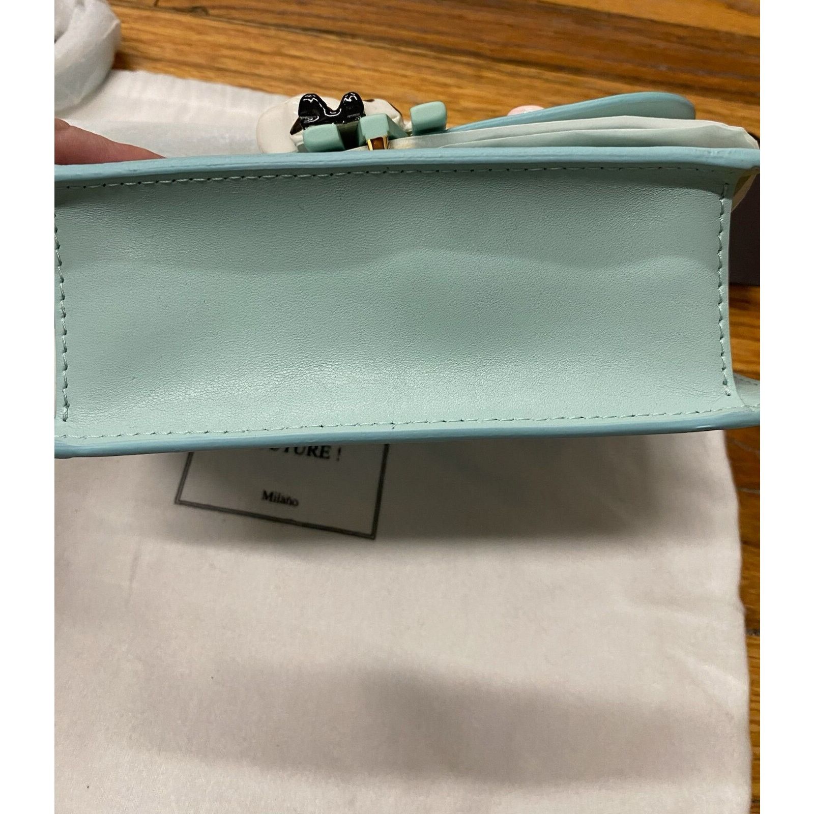 Moschino SS22 MOSCHINO Couture Jeremy Scott Calico Turquoise Bag Size ONE SIZE - 4 Thumbnail