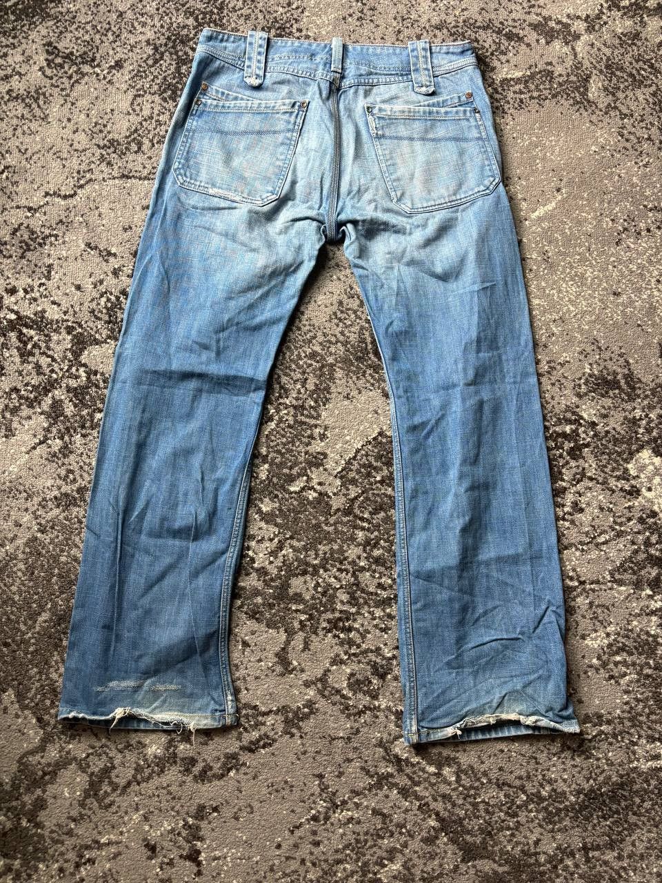 Diesel × Japanese Brand × Vintage Vintage Y2K Diesel Baggy Avantgarde Denim 90s Pants Size US 32 / EU 48 - 13 Thumbnail