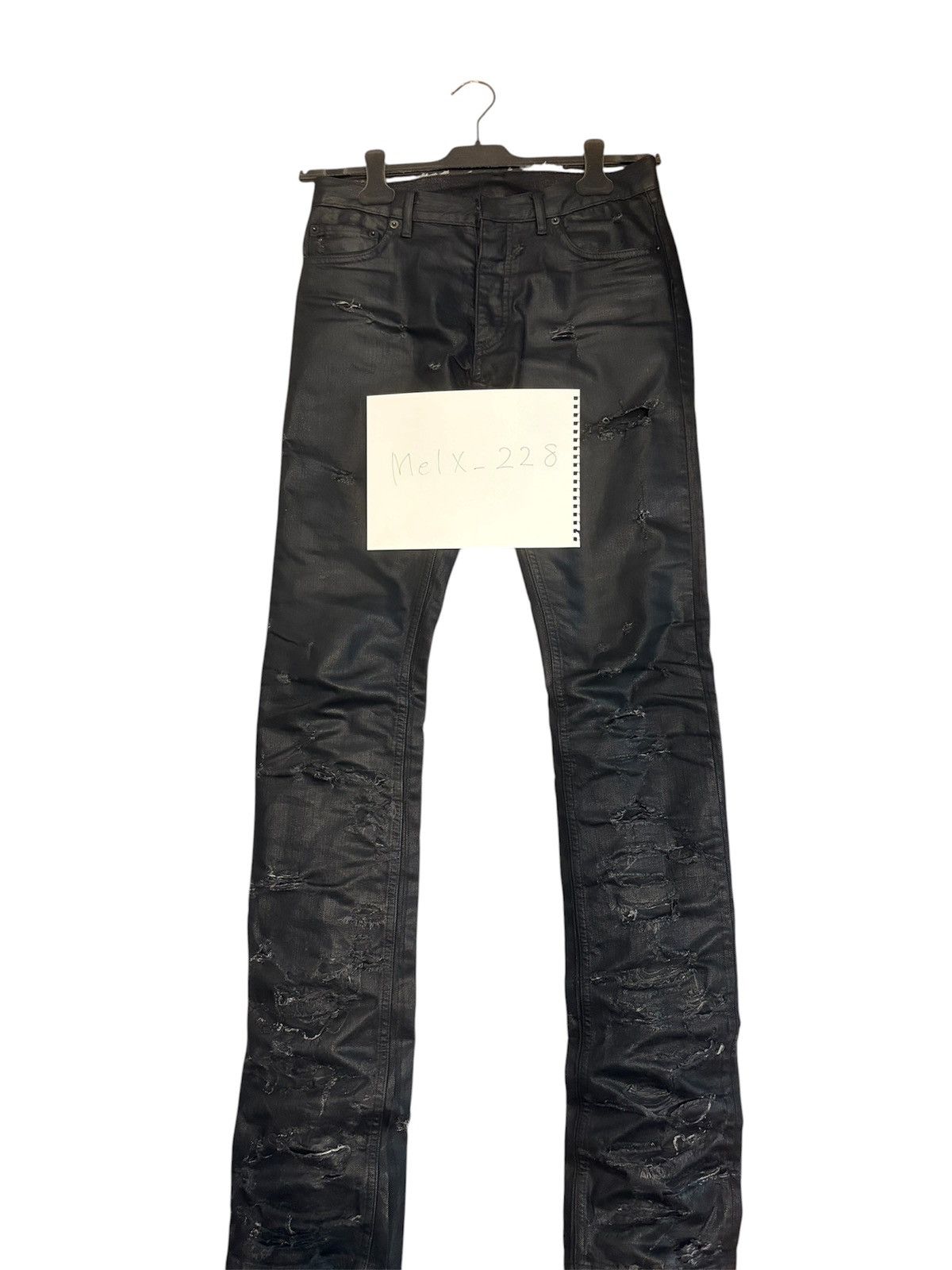 Dior Dior homme 04SS Strip Destroyed Denim Size US 28 / EU 44 - 9 Thumbnail