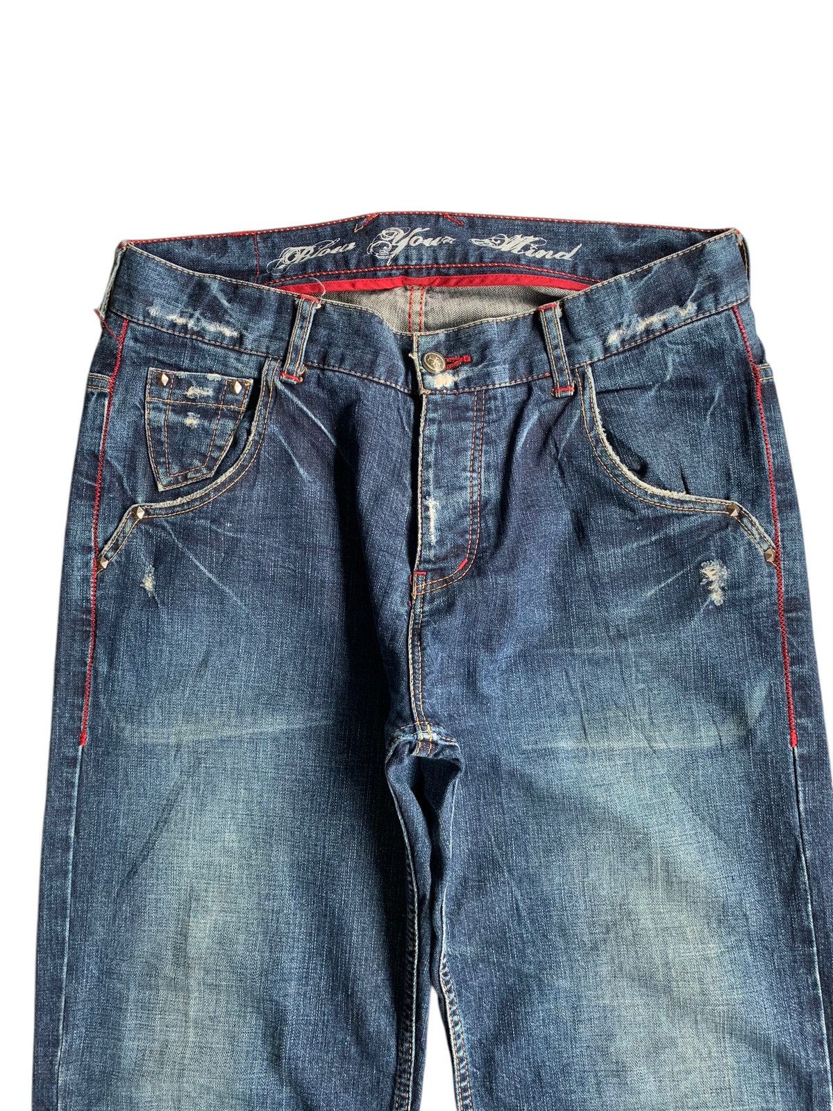 If Six Was Nine × Japanese Brand × Le Grande Bleu (L.G.B.) Japanese Blow You Mind Punk Style Denim☠️🎌 Size US 34 / EU 50 - 4 Thumbnail